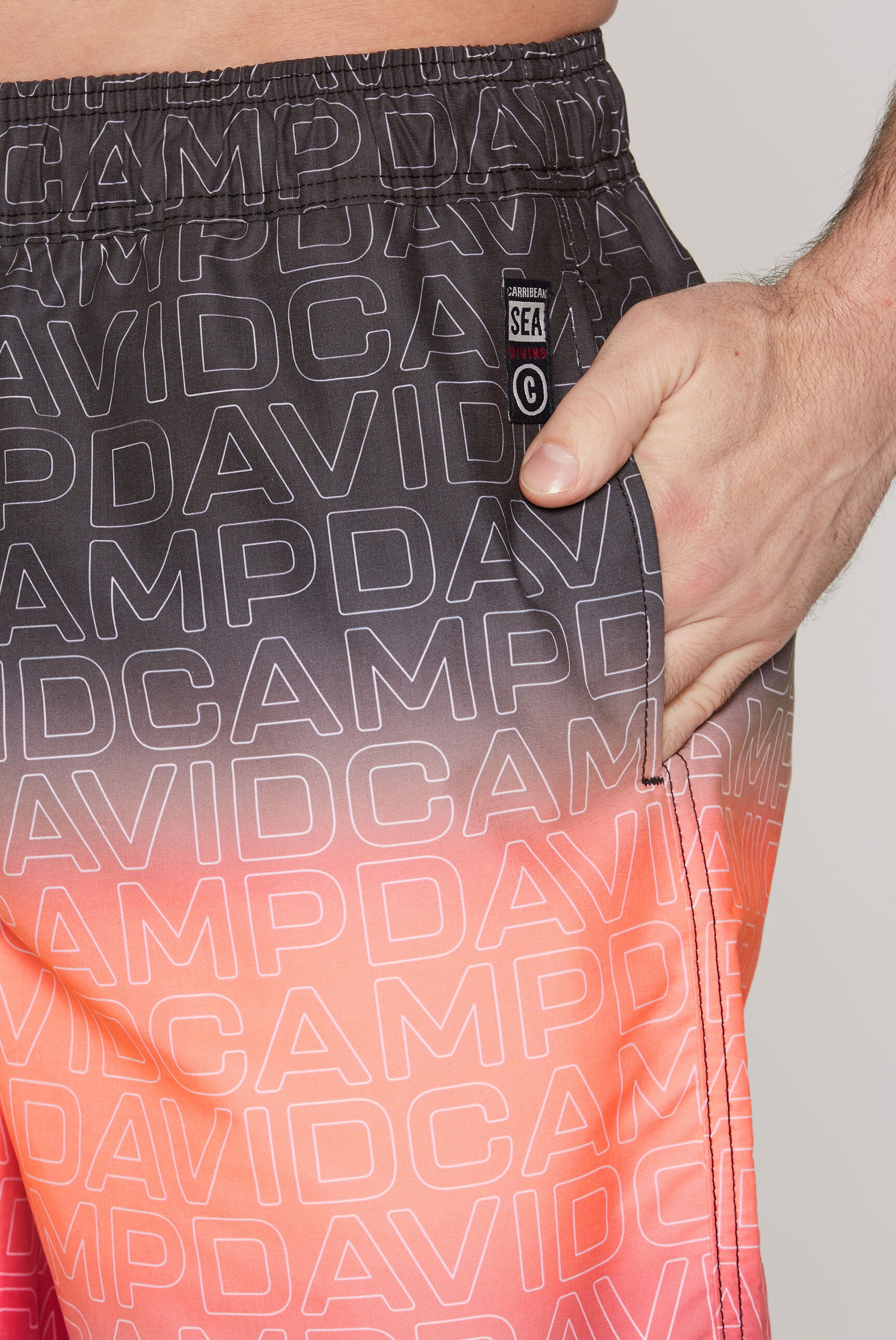 CAMP DAVID Badeshorts, mit Einschubtaschen