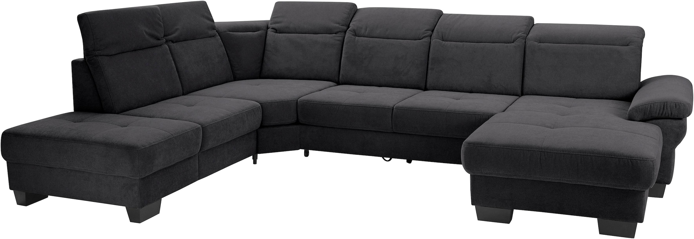 Home affaire Wohnlandschaft "Cornwall U-Form" inkl. Sitztiefenverstellung, günstig online kaufen