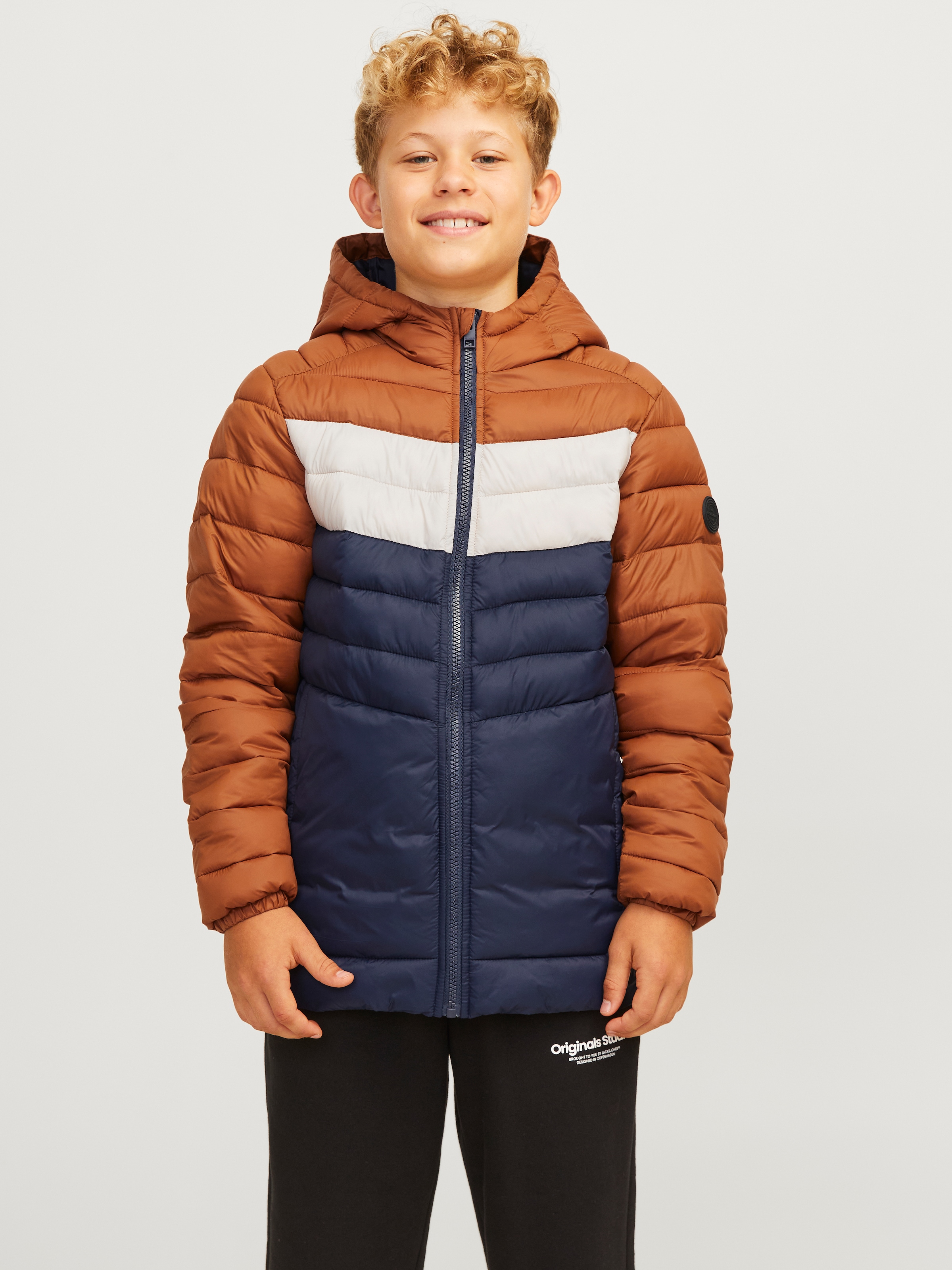 Jack & Jones Junior Steppjacke »JJESPRINT PUFFER HOOD NOOS JNR«, mit Kapuze