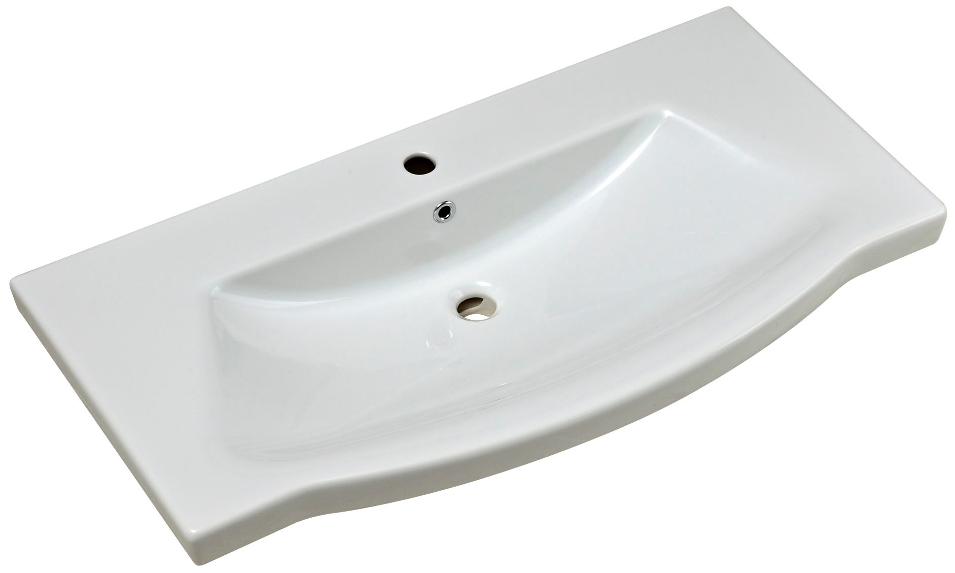 Saphir Badmöbel-Set »6005 Sprint 2-teilig, Keramik-Waschtisch mit LED-Spiegelschrank«, (2 St.), Waschplatz 98 cm breit, inkl. Türdämpfer, 3 Türen, 2 Schubladen