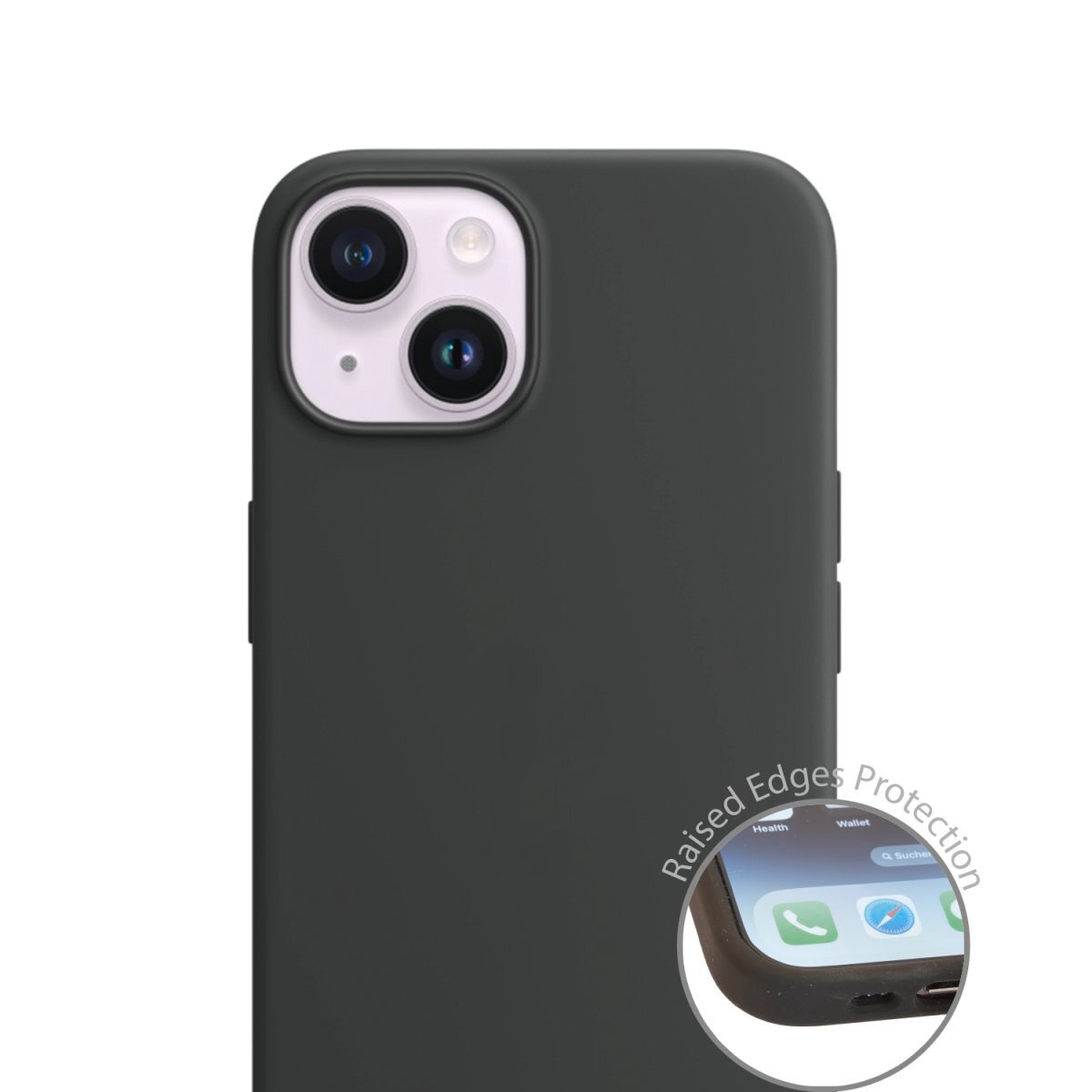 4smarts Handyhülle »Liquid Silicon Case Cupertino für Apple iPhone 14«, iPhone 14, Backcover, Schutzhülle, Handyschutzhülle, Case, Schutzcase, stoßfest