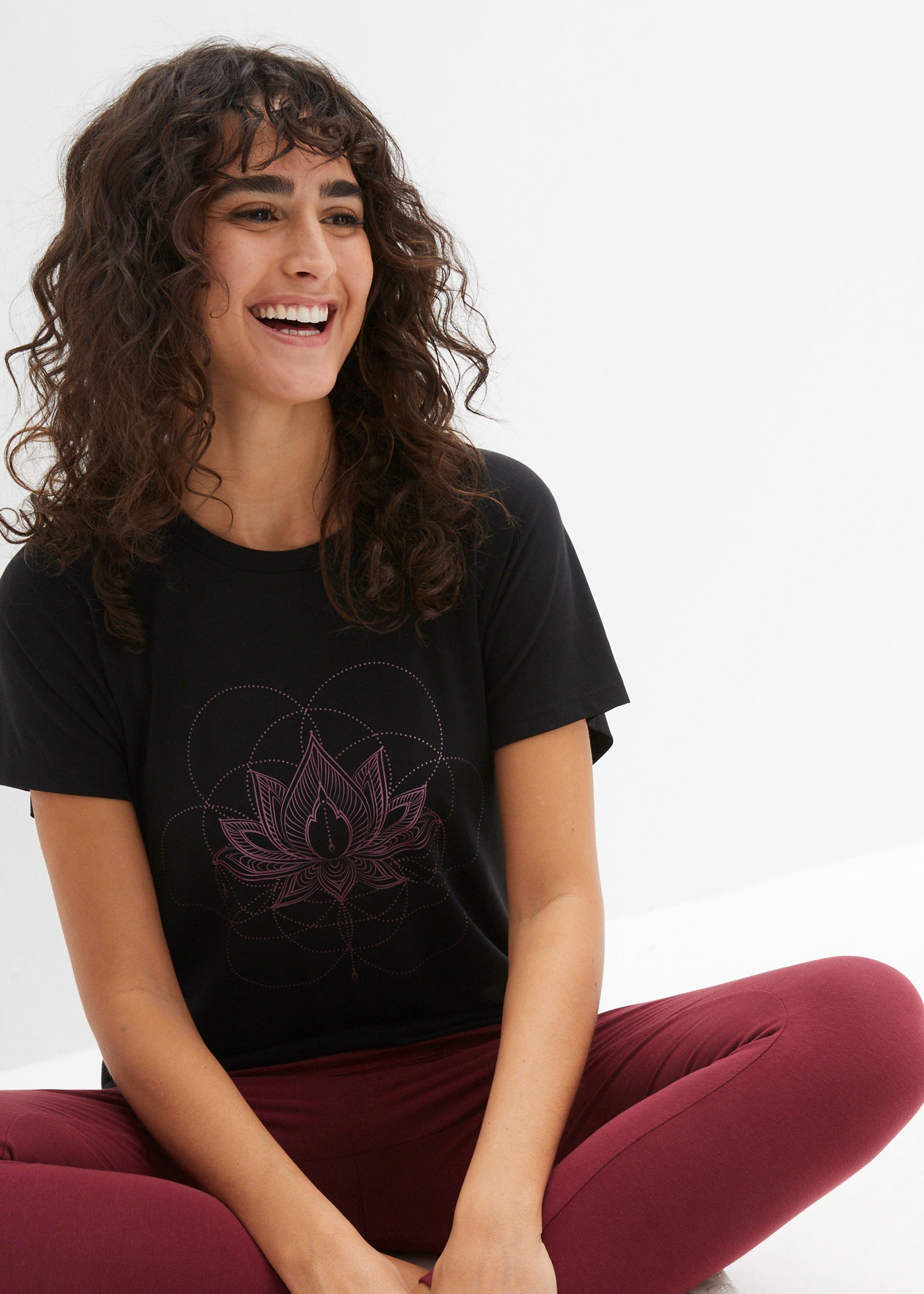 bonprix T-Shirt "Sport-Shirt, Loose Fit" Oversize Passform, Loose Fit Schni günstig online kaufen