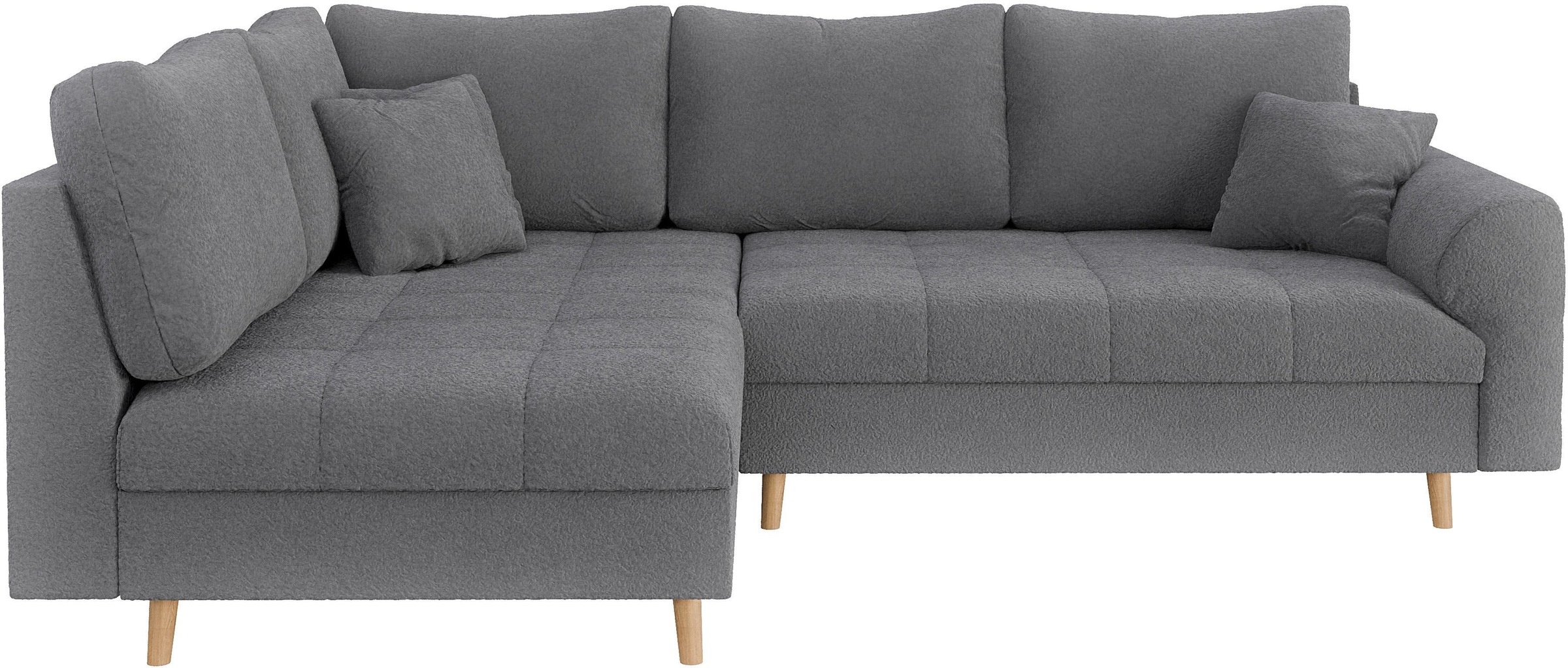 Home affaire Ecksofa "CHARRE L-Form mit Ottomane, Maße B/T/H: 231/161/81 cm günstig online kaufen