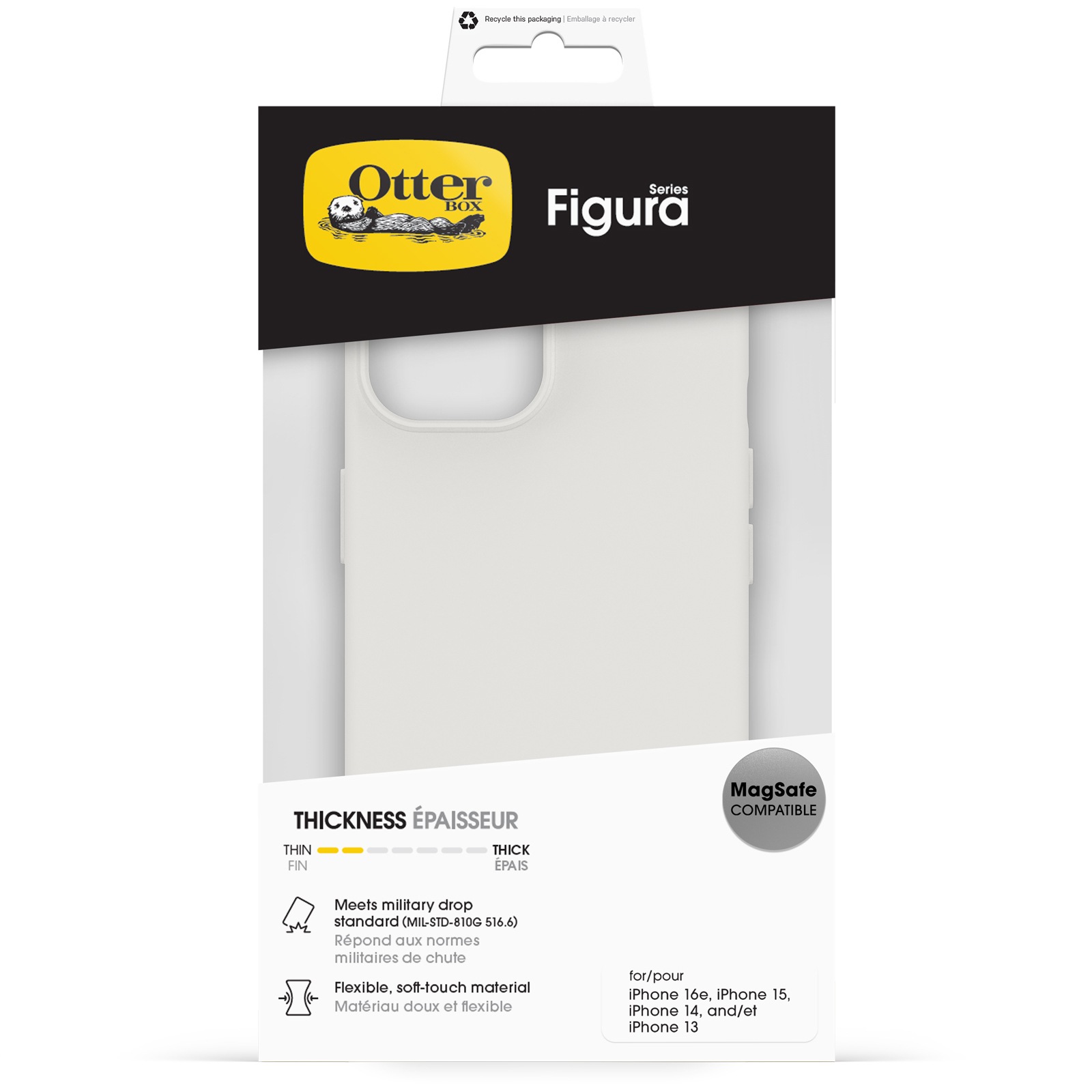 Otterbox Handyhülle »Figura für Apple iPhone 16e/15/14/13« Apple iPhone 15 | Apple iPhone 16e | iPhone 14 Backcover, Schutzhülle, Handyschutzhülle, Case, Schutzcase, stoßfest