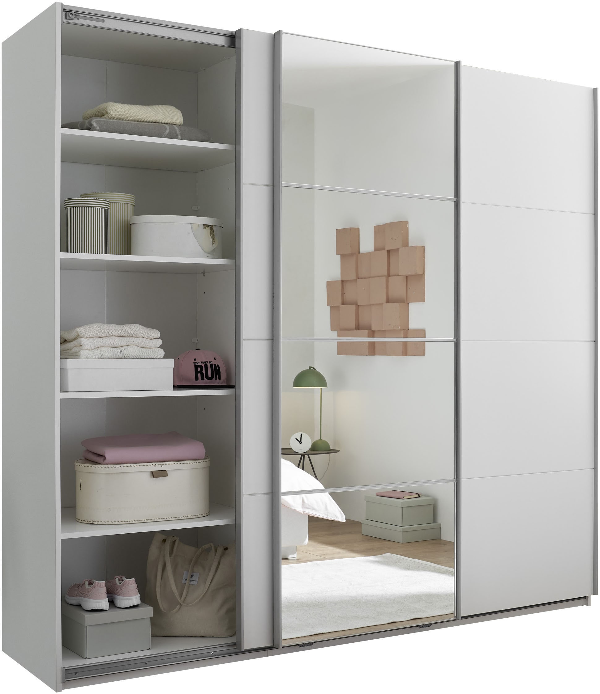 Schlafkontor Schwebetürenschrank »Carano Kleiderschrank, Schiebetürenschrank mit Spiegeltür«