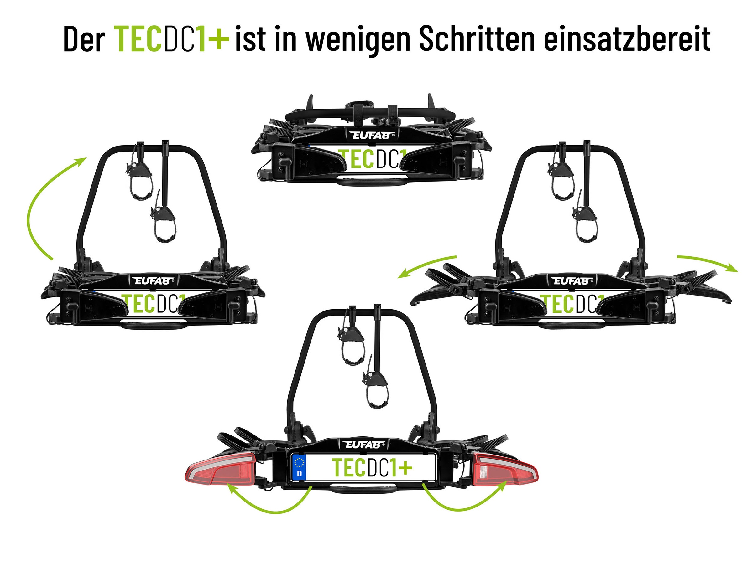 EUFAB Kupplungsfahrradträger »EUFAB 11650 Fahrradträger TECDC1+«