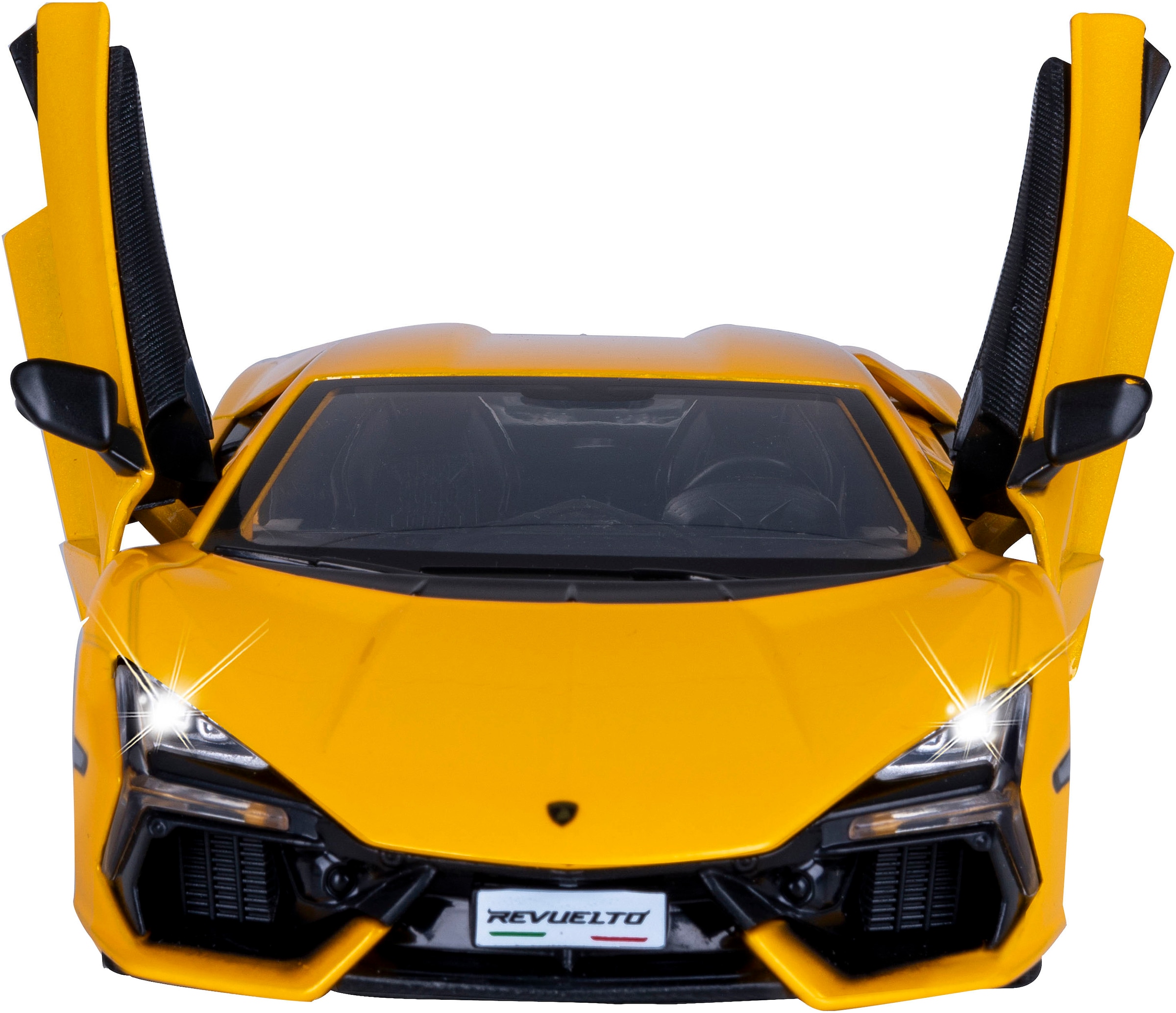 Jamara Spielzeug-Auto »Diecast, Lamborghini Revuelto gelb inkluisve Batterien« LED Licht; Maßstab 1:24