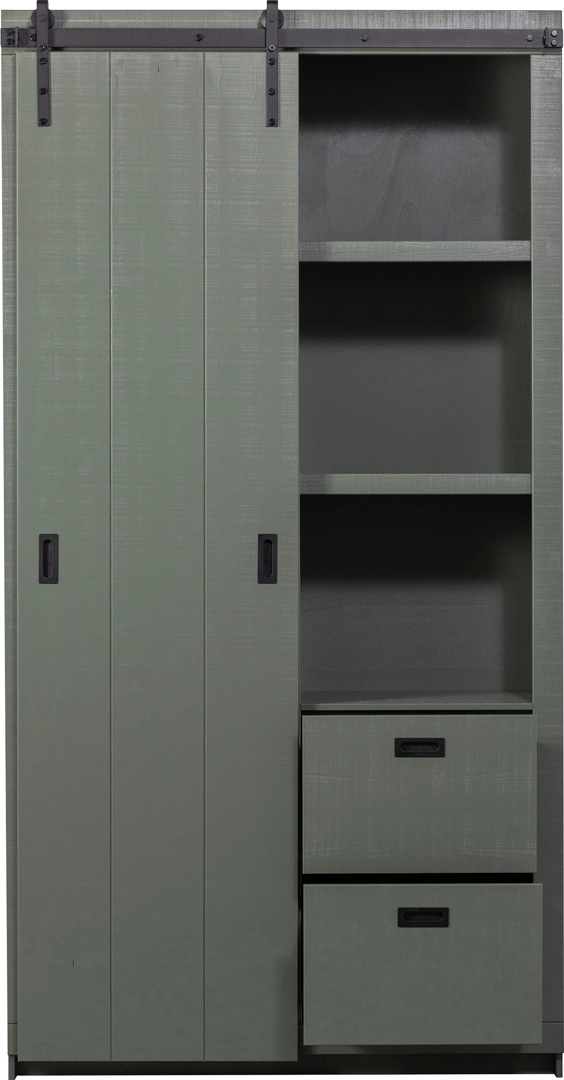 vtwonen Vitrine »Slide, mit Schiebetür«, mit 4 Schubkästen, H 230 cm x B 120 cm