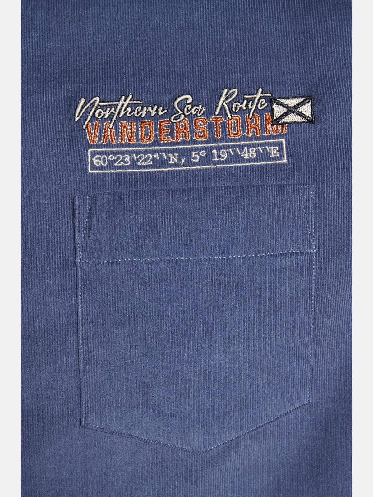 Jan Vanderstorm Langarmhemd »Cordhemd STORVEN«