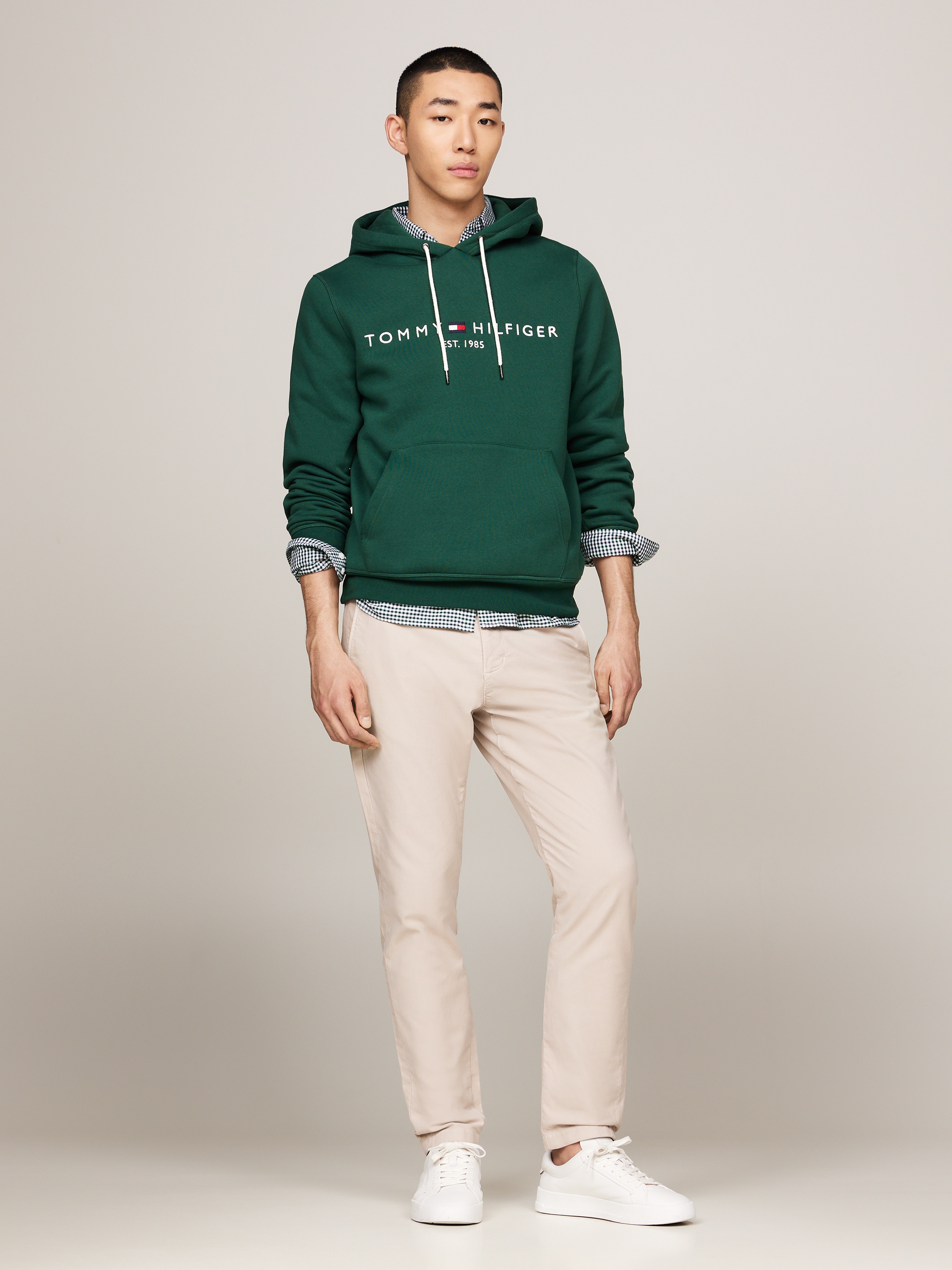 Tommy Hilfiger Kapuzensweatshirt »TOMMY LOGO HOODY«, mit gesticktem TH-Schriftzug auf der Brust