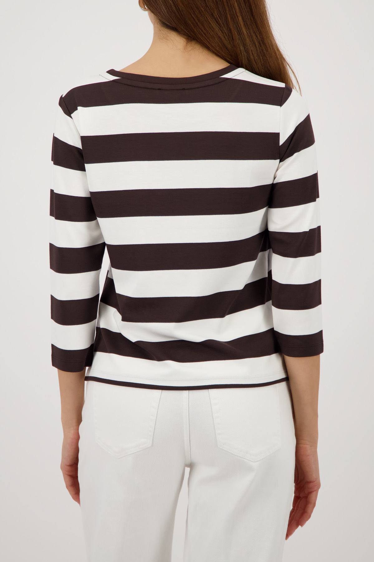 Monari Sweatshirt "Sweatshirt Ringel + Schmuck", Regular fit mit Streifen günstig online kaufen