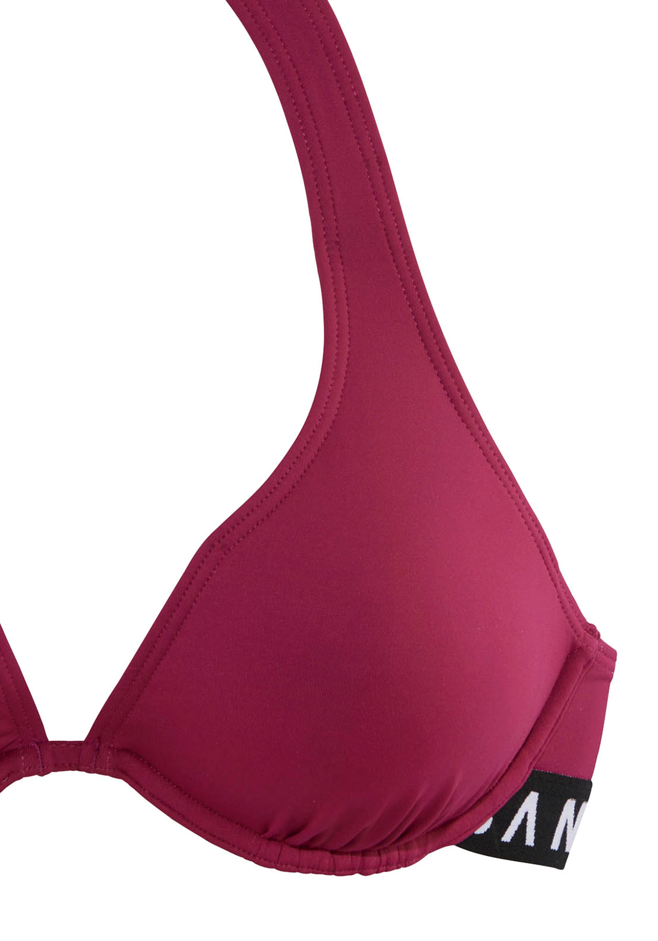 Elbsand Bügel-Bikini, mit Markenschriftzügen in Kontrastfarbe