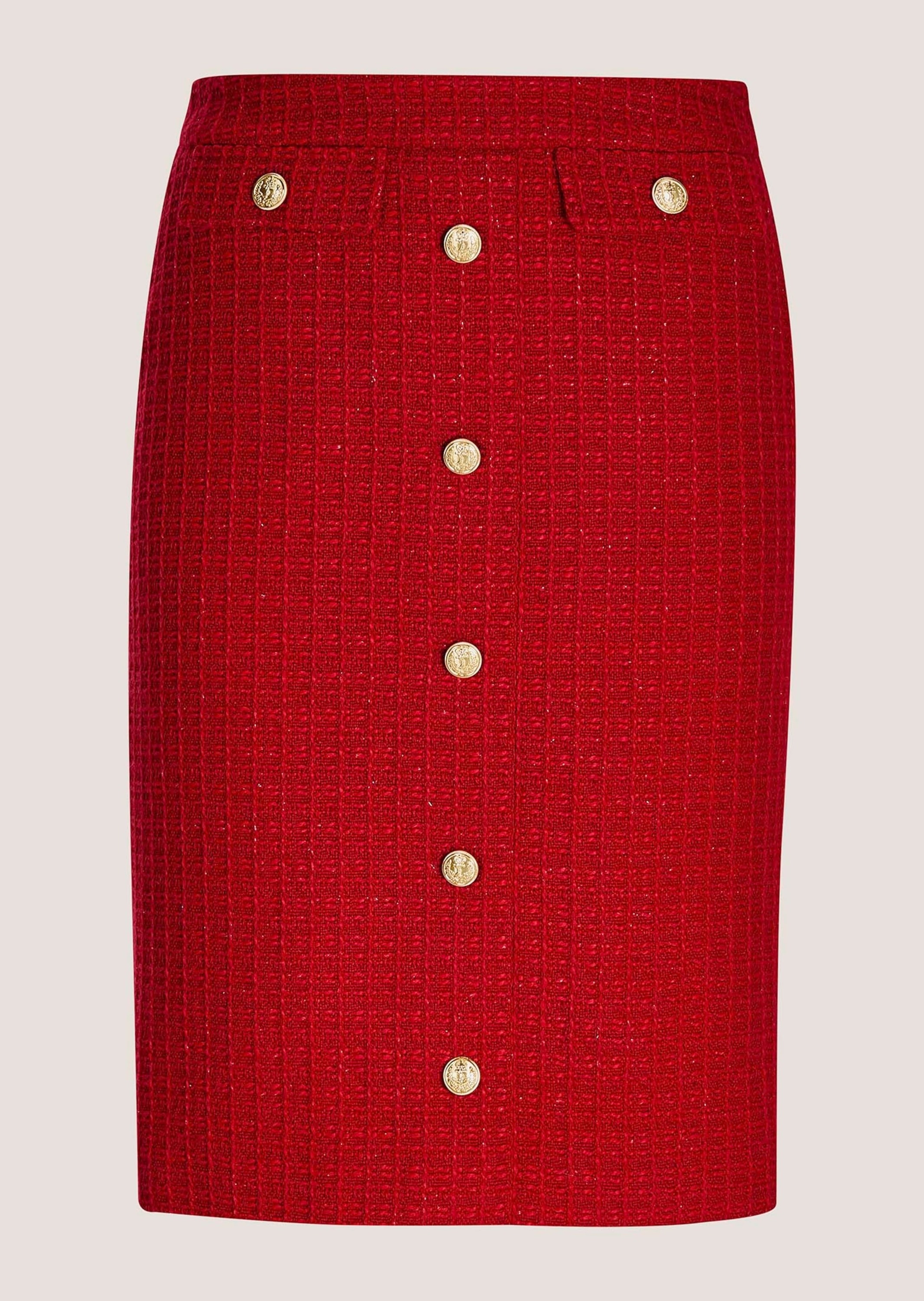 MADELEINE Sommerrock »Rock Schlanker Bleistift-Rock mit Glanz-Akzenten«