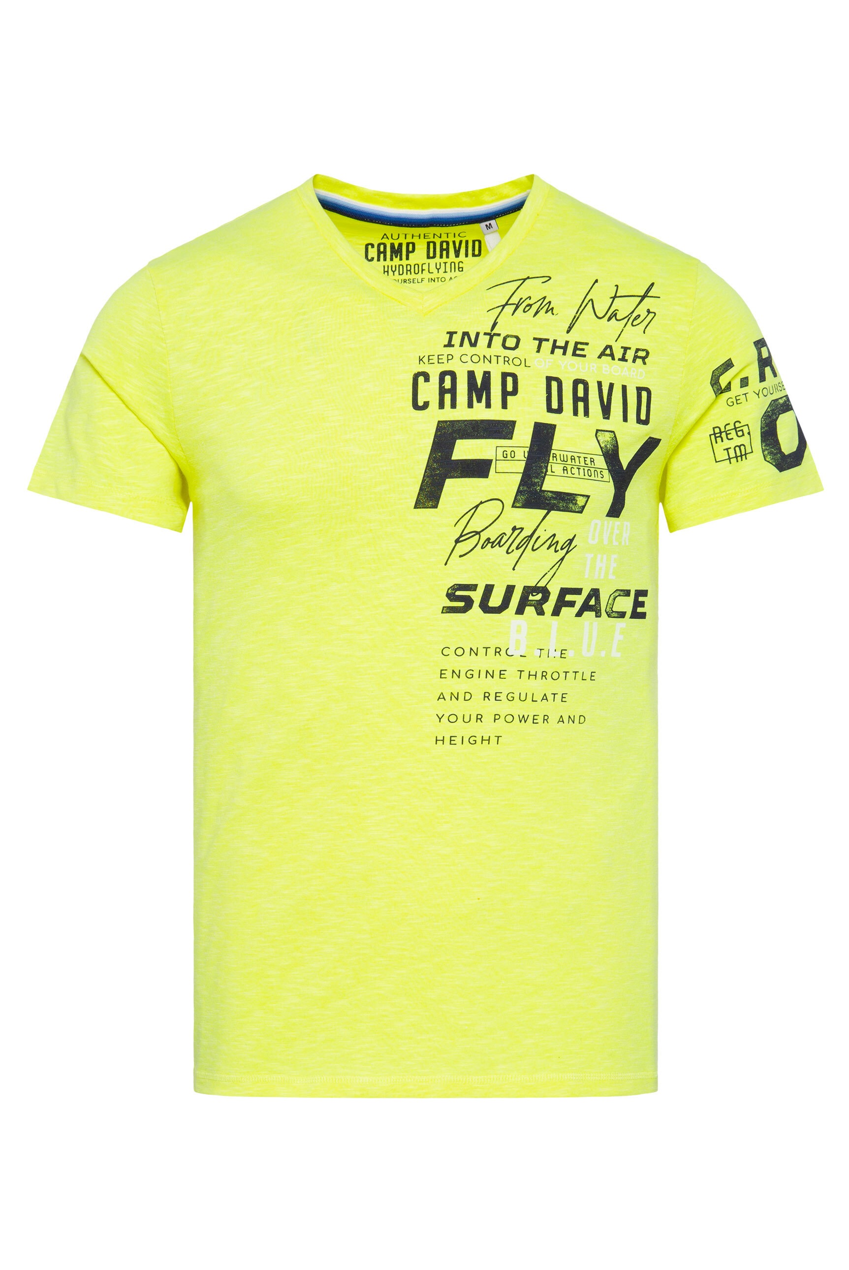 CAMP DAVID V-Shirt, aus Baumwolle