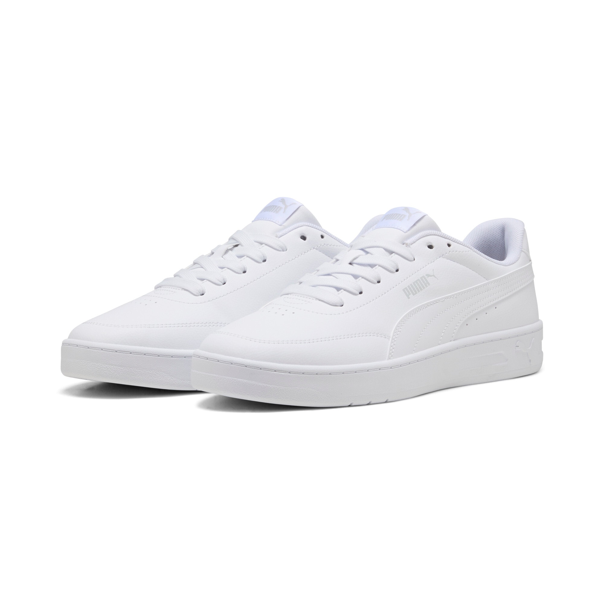 PUMA Sneaker "COURT CLASSIC CLEAN" mit SoftFoam+ Innensohle, mit Synthetik-Obermaterial, mit Schnürung