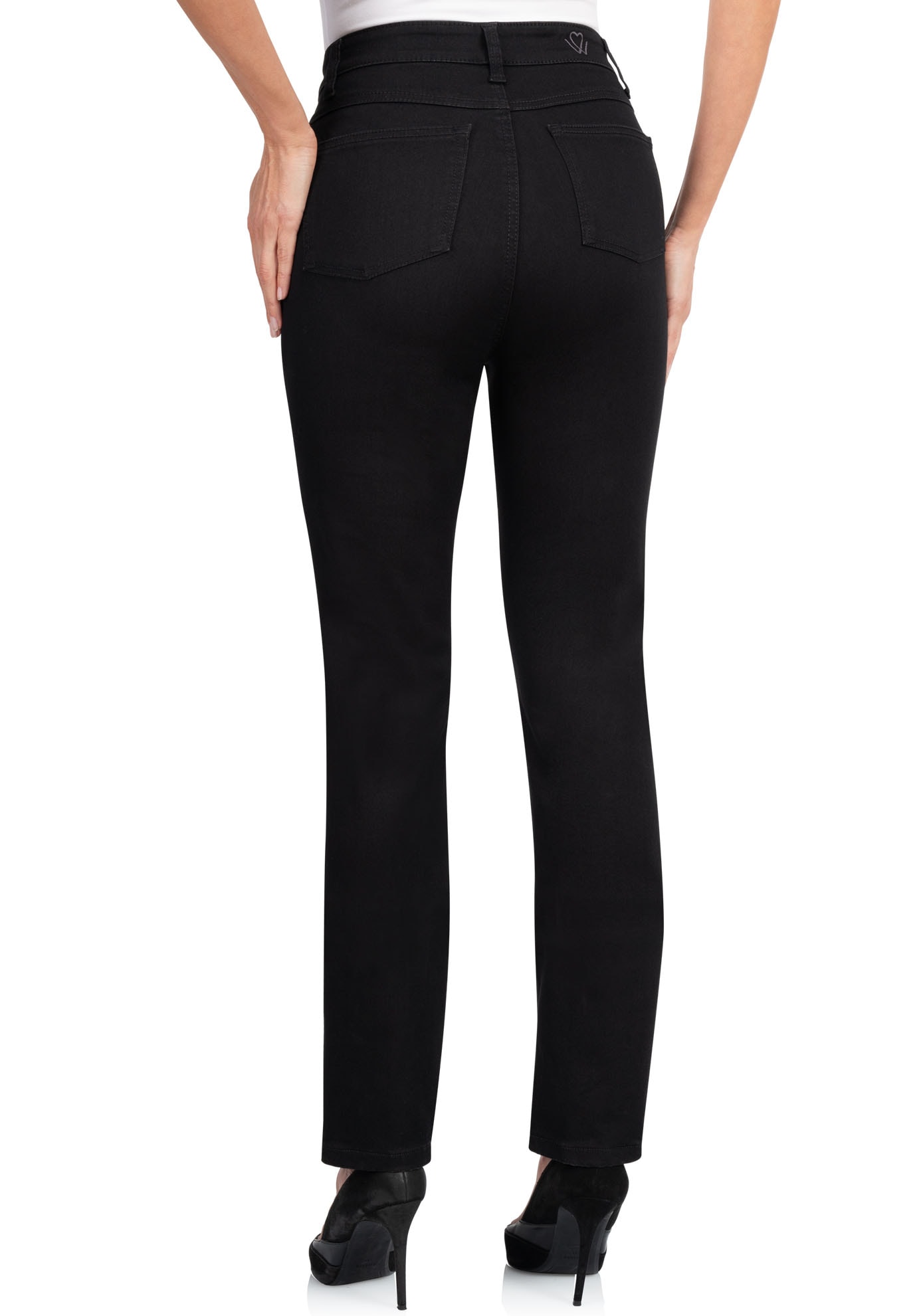 wonderjeans High-waist-Jeans, mit geradem Bein