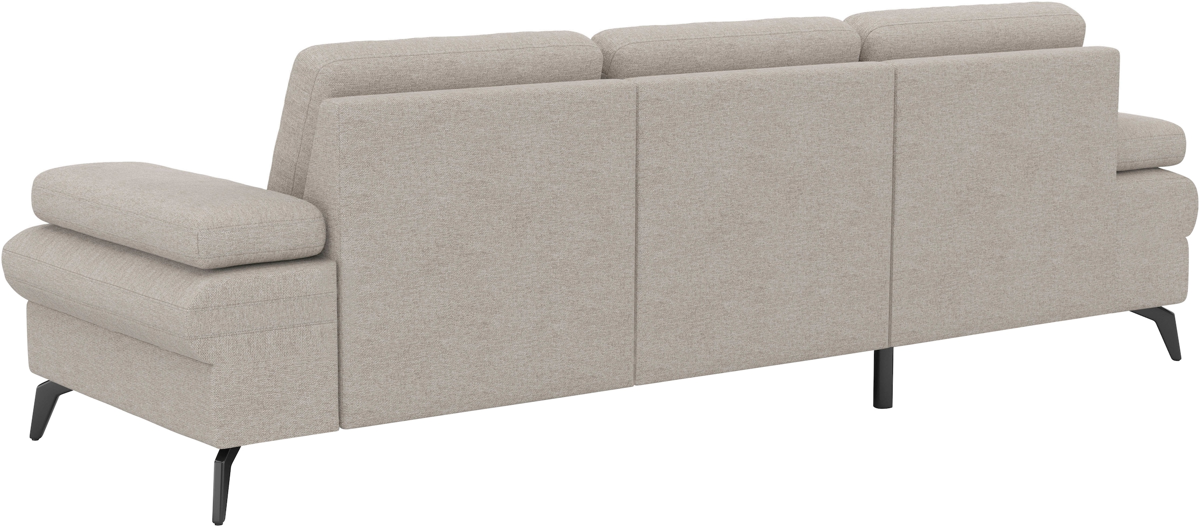 sit&more Ecksofa »Morris Jubi, L-Form«, inkl. Armteilfunktion und 1 Zierkissen, wahlweise mit Bettfunktion