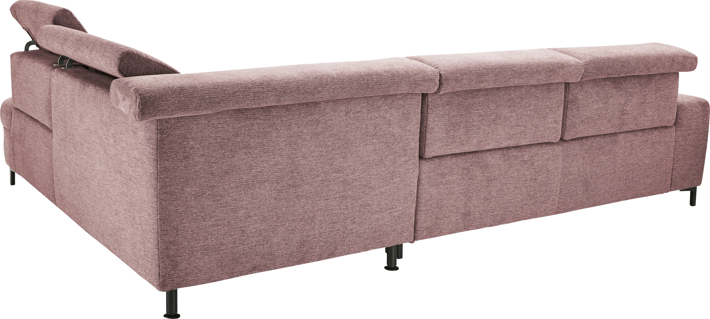 set one by Musterring Ecksofa »SO 3400 Sitzhöhe 47cm oder 49cm, Sitztiefe verstellbar, B/T 317/220 cm«, Kaltschaumpolsterung, Flachgewebe, whlw. mit weiteren Funktionen