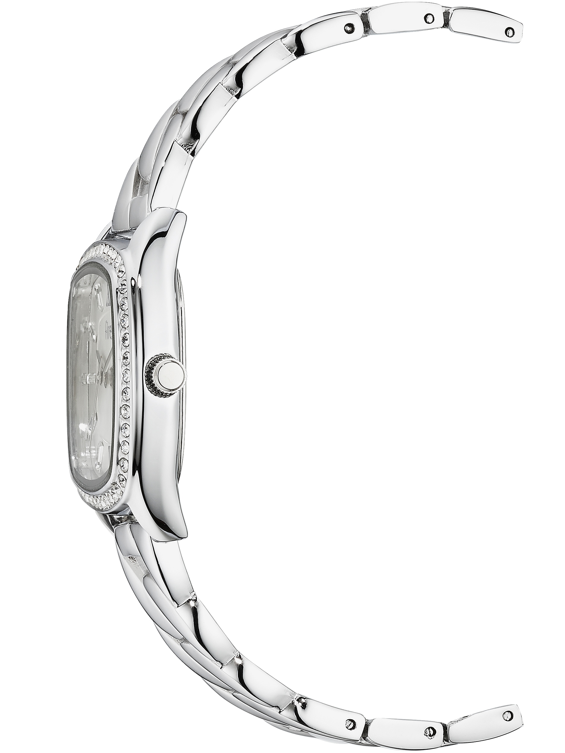 Firetti Quarzuhr »Chain Elegance« Armbanduhr, Damenuhr, analog, Swarovski-Kristalle