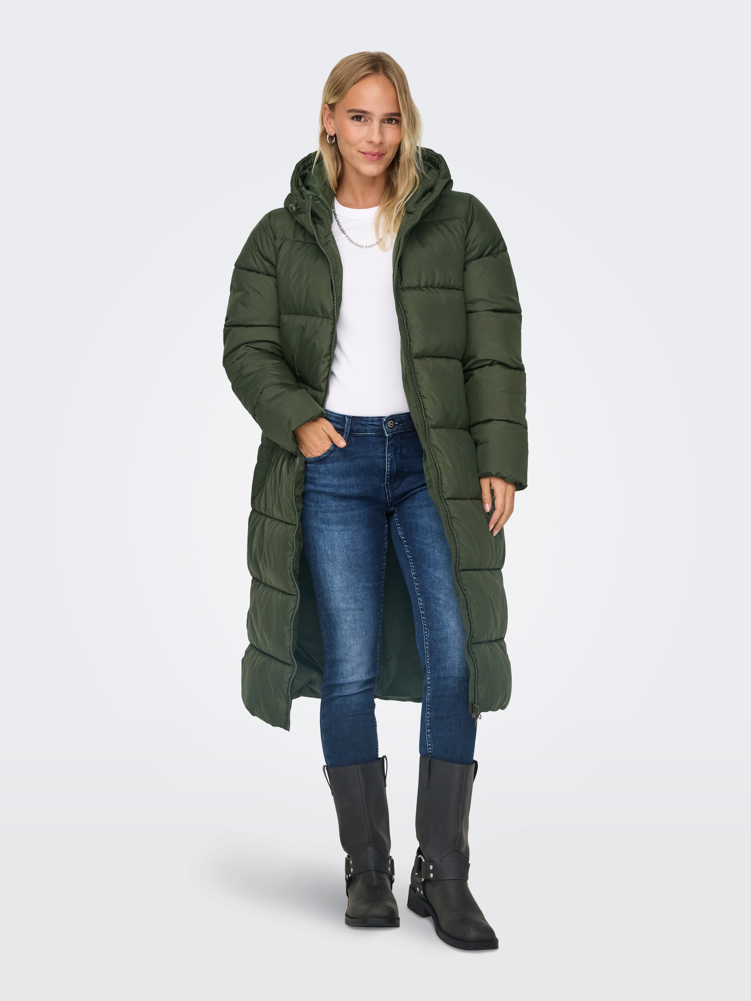 ONLY Steppmantel »ONLMONTANA LONG PUFFER JACKET NOOS OTW«