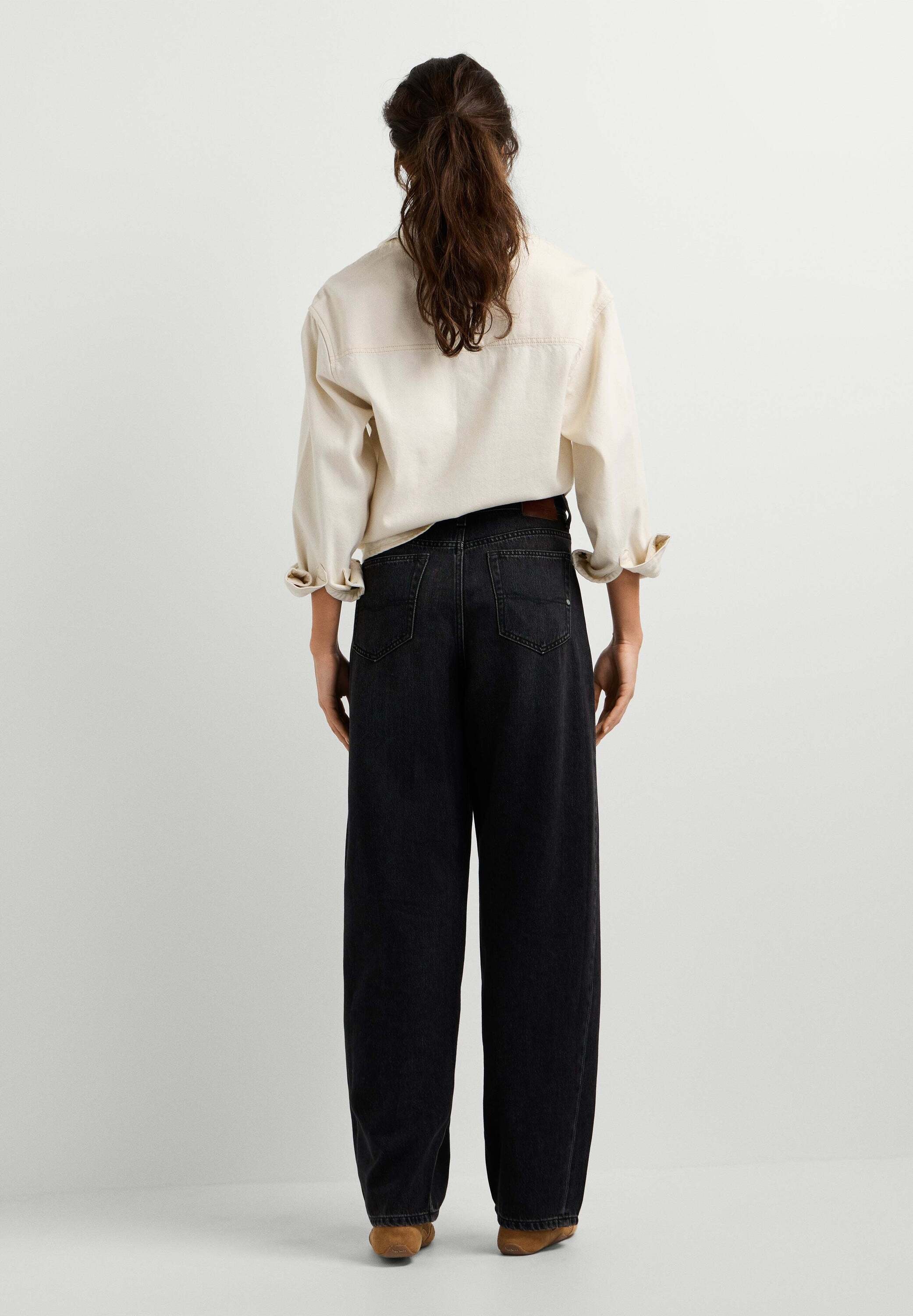 Pepe Jeans Haremsjeans »balloon fit jeans BOW MW BALLOON BLACK WASHED«