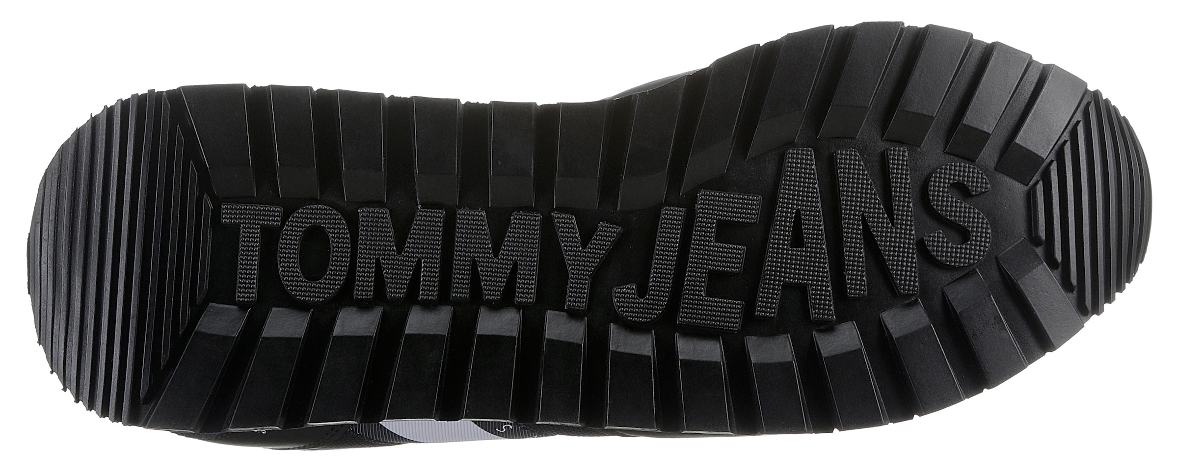 Tommy Jeans Sneaker »RETRO LEATHER TJM ESS«, mit großer Logoverzierung, Freizeitschuh, Halbschuh, Schnürschuh