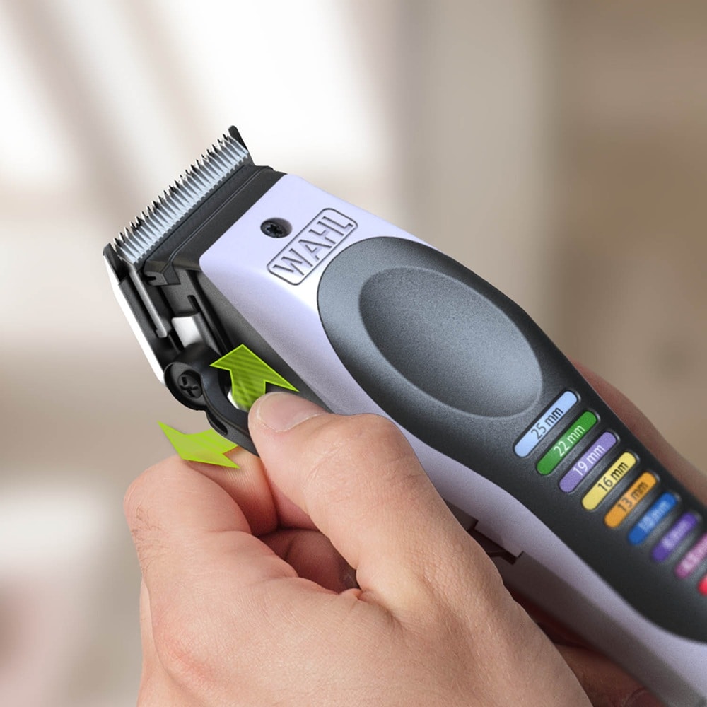 Wahl Haarschneider »Color Pro Lithium«, Farbcodierte Aufsteckkämme, einstellbarer Verstellhebel, USB-Ladung