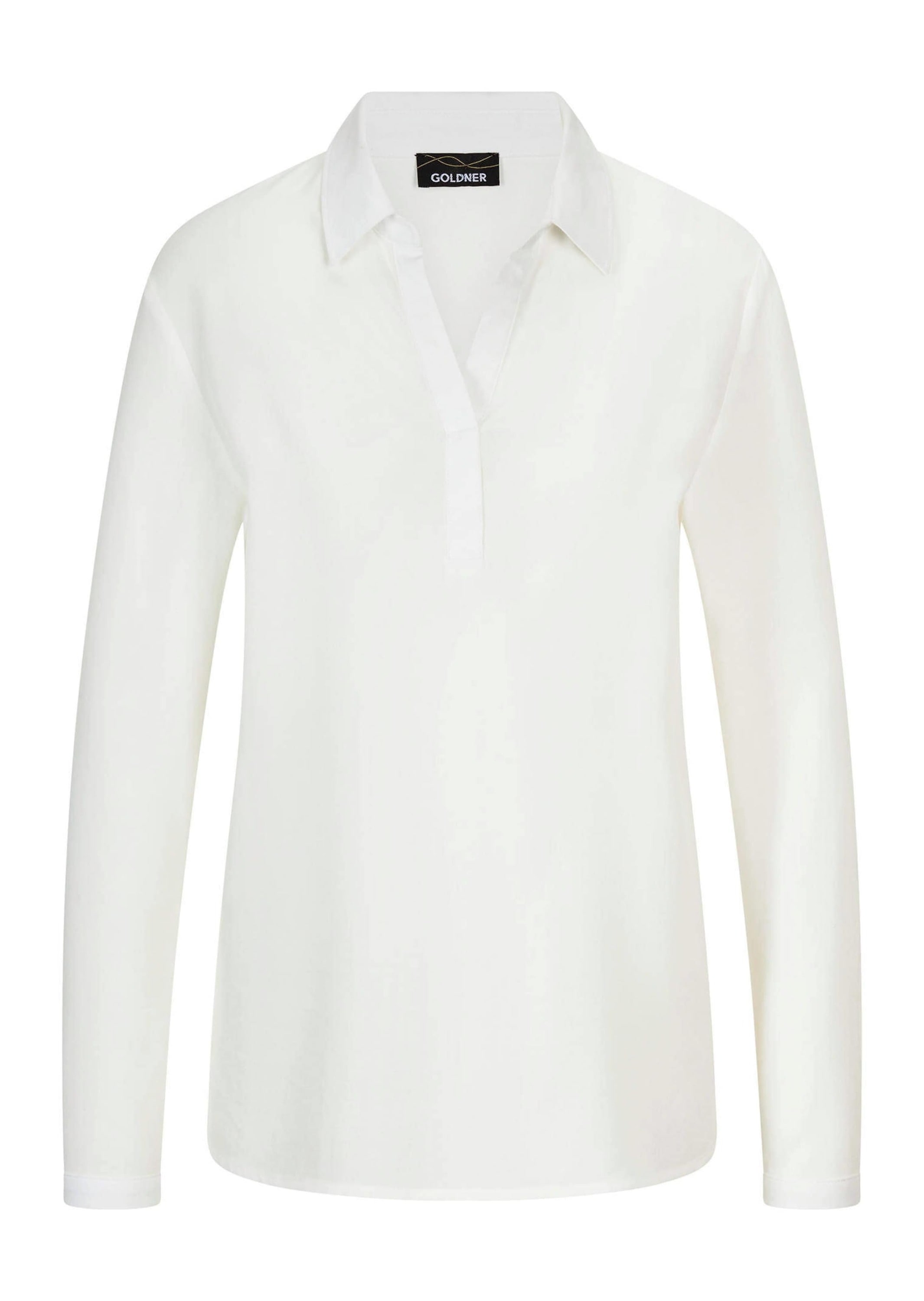 GOLDNER Klassische Bluse "Zeitlose Viskosebluse mit Hemdkragen" günstig online kaufen