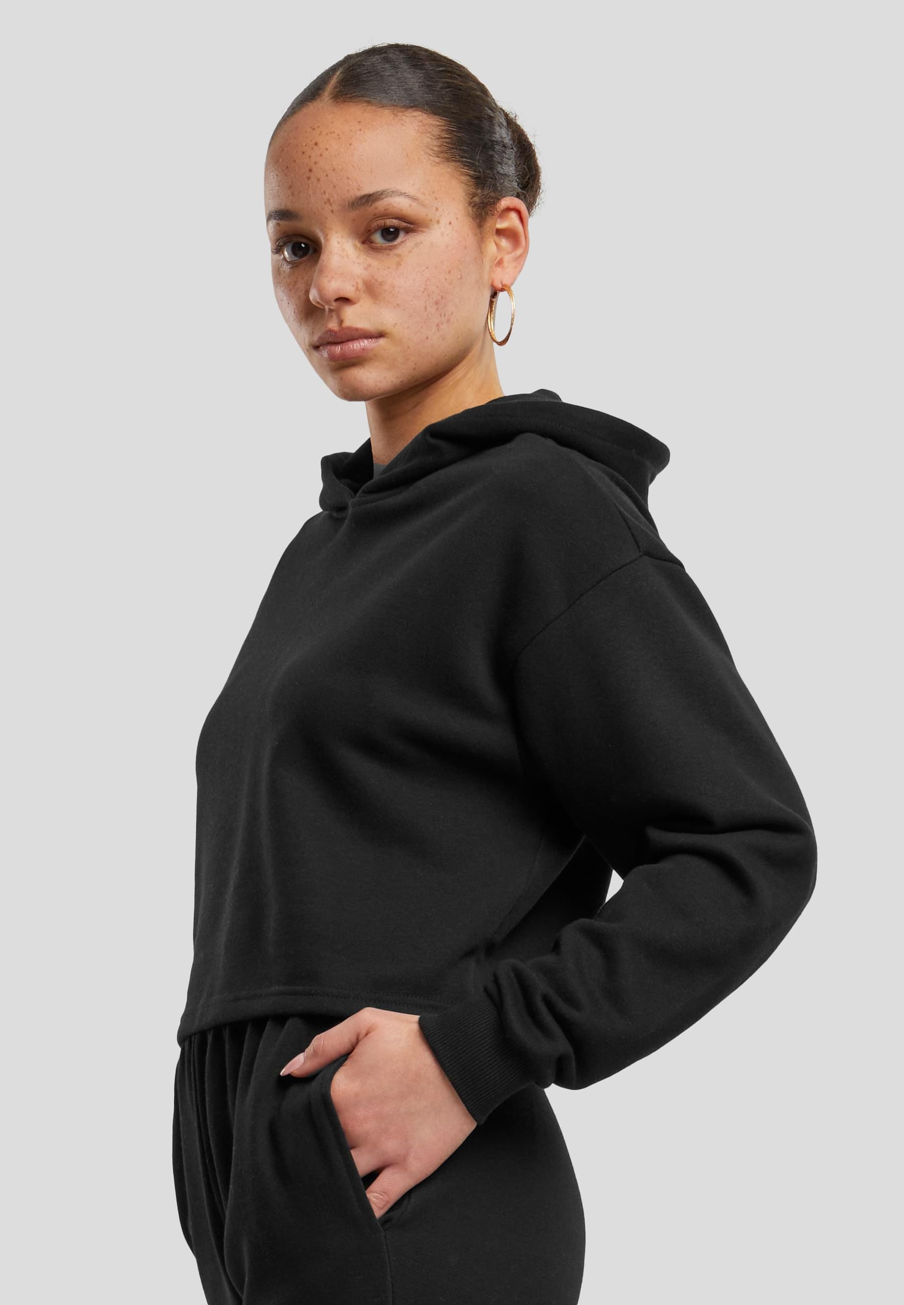 URBAN CLASSICS Kapuzenpullover »Urban Classics Damen Ladies Oversized Cropped Light Terry Hoodie«, (1 tlg.)