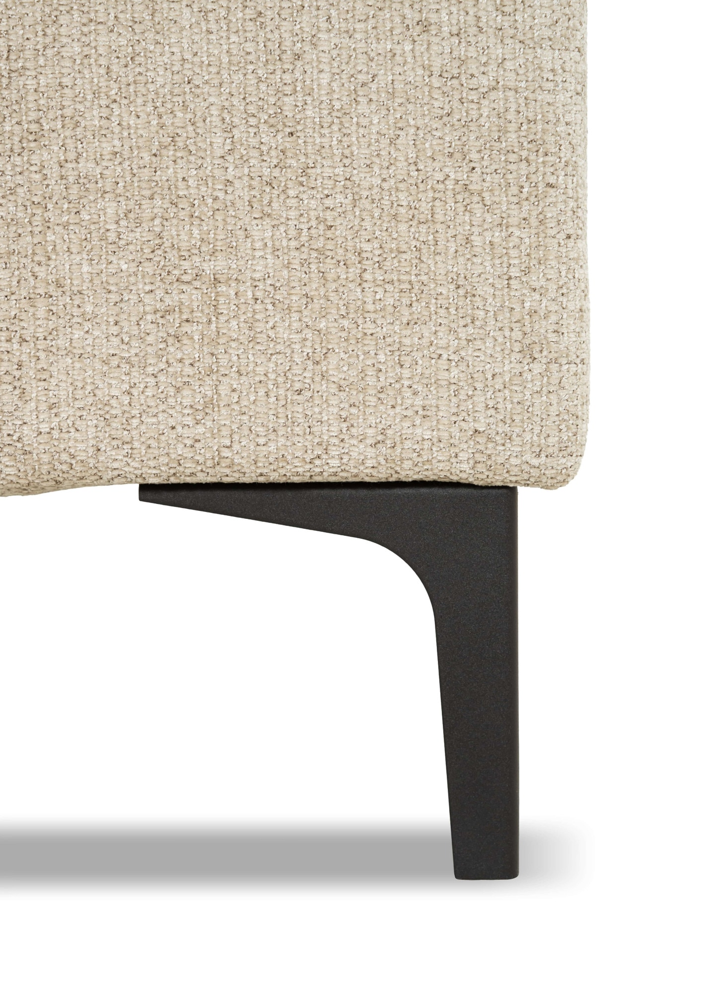 OTTO home Ecksofa »Polsterecke, Sofa, Oland mit modernem Chenille-Bezug« L-Form, 280 cm, Wellenunterfederung, Skandi-Design, Metallfüße