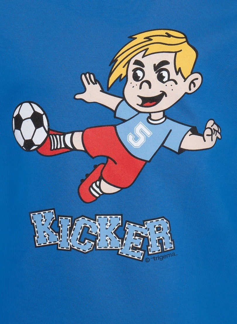 Trigema T-Shirt »TRIGEMA T-Shirt Fußball-Raudi«, (1 tlg.)