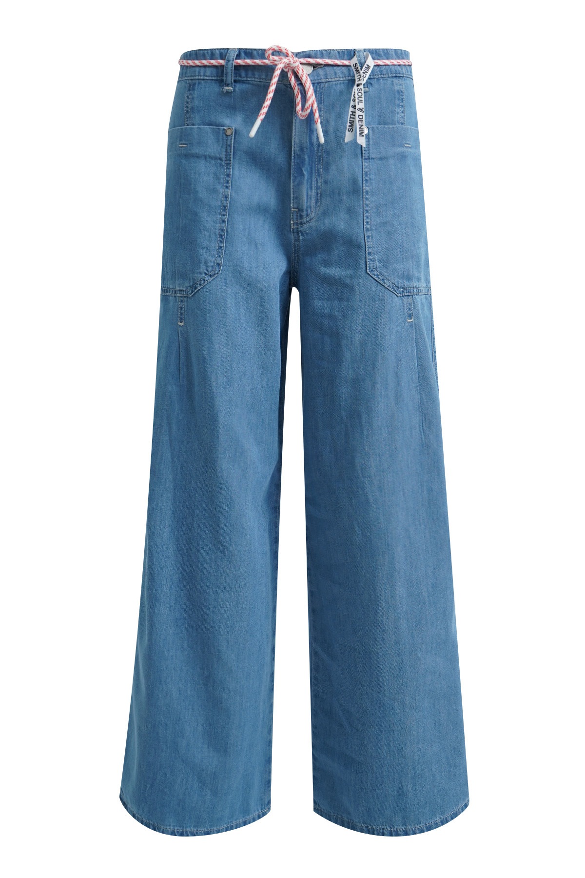 Smith & Soul Weite Jeans mit normaler Leibhöhe