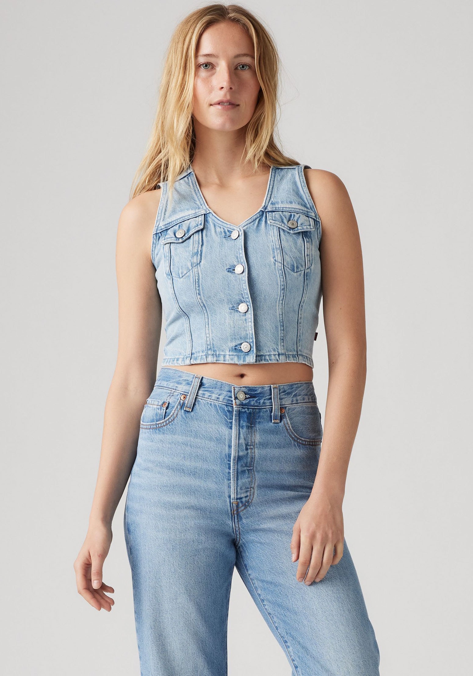 Levi's® Jeansweste »BELLA DENIM CORSET«