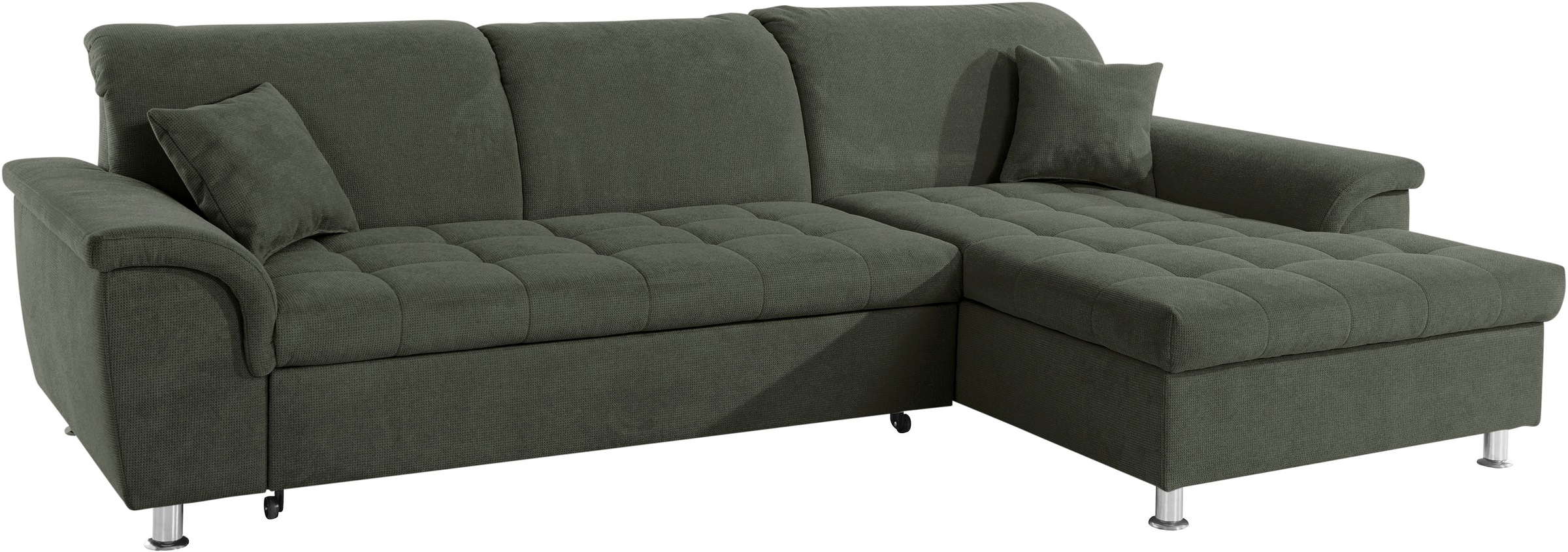 DOMO collection Ecksofa »Franzi L-Form«, wahlweise mit Kopfteilverstellung (dann Tiefe: 170 cm)