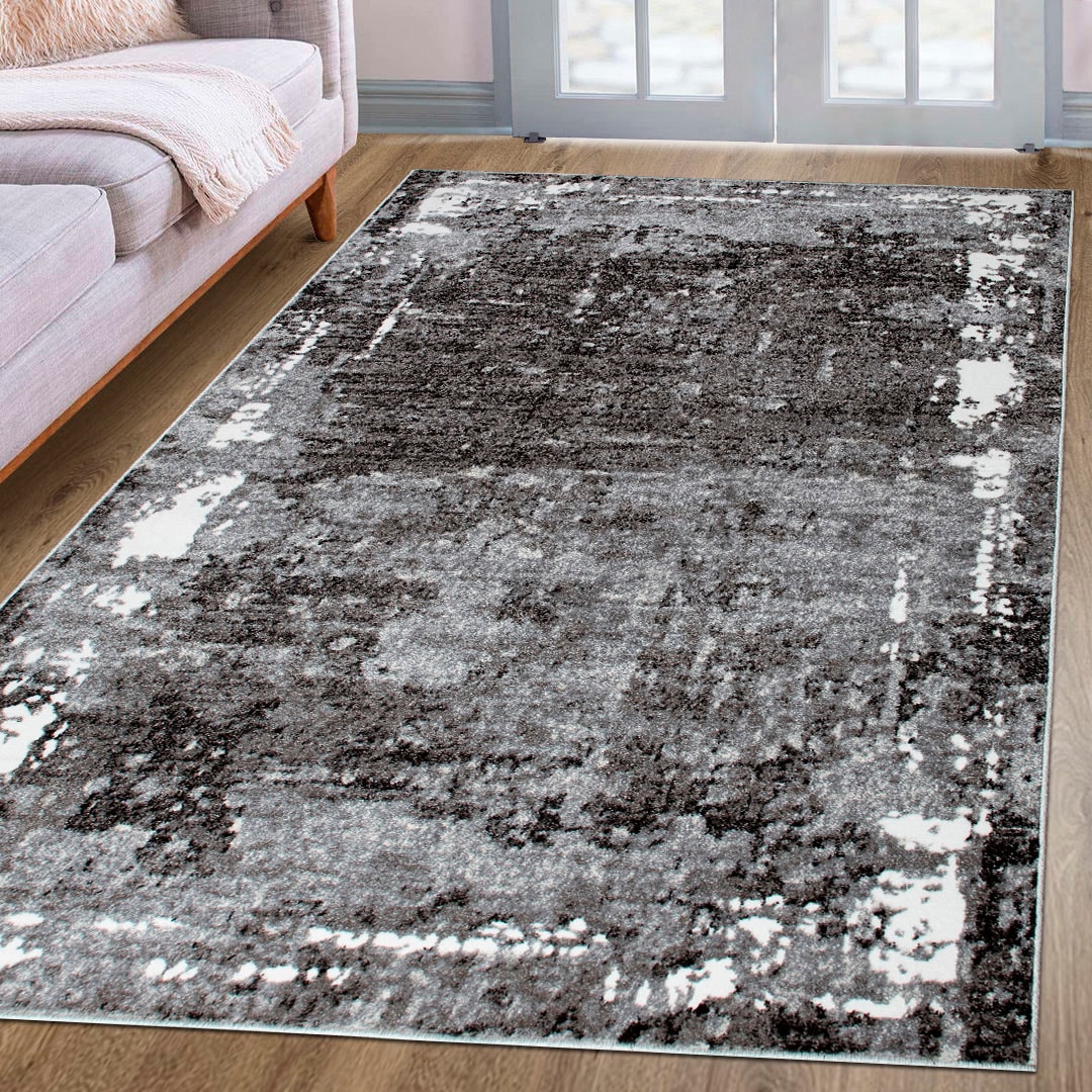 OTTO home Teppich "Oberwill" rechteckig 9 mm Höhe mit besonders weichem Flor, Kurzflor, Vintage, modern, dichte Qualität