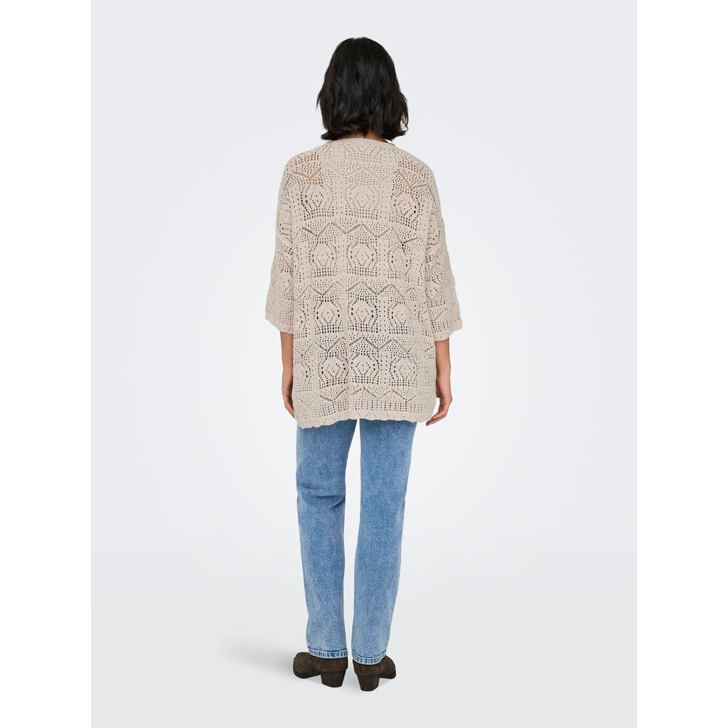 ONLY Strickjacke »ONLBEACH 7/8 LONG CARDIGAN KNT«