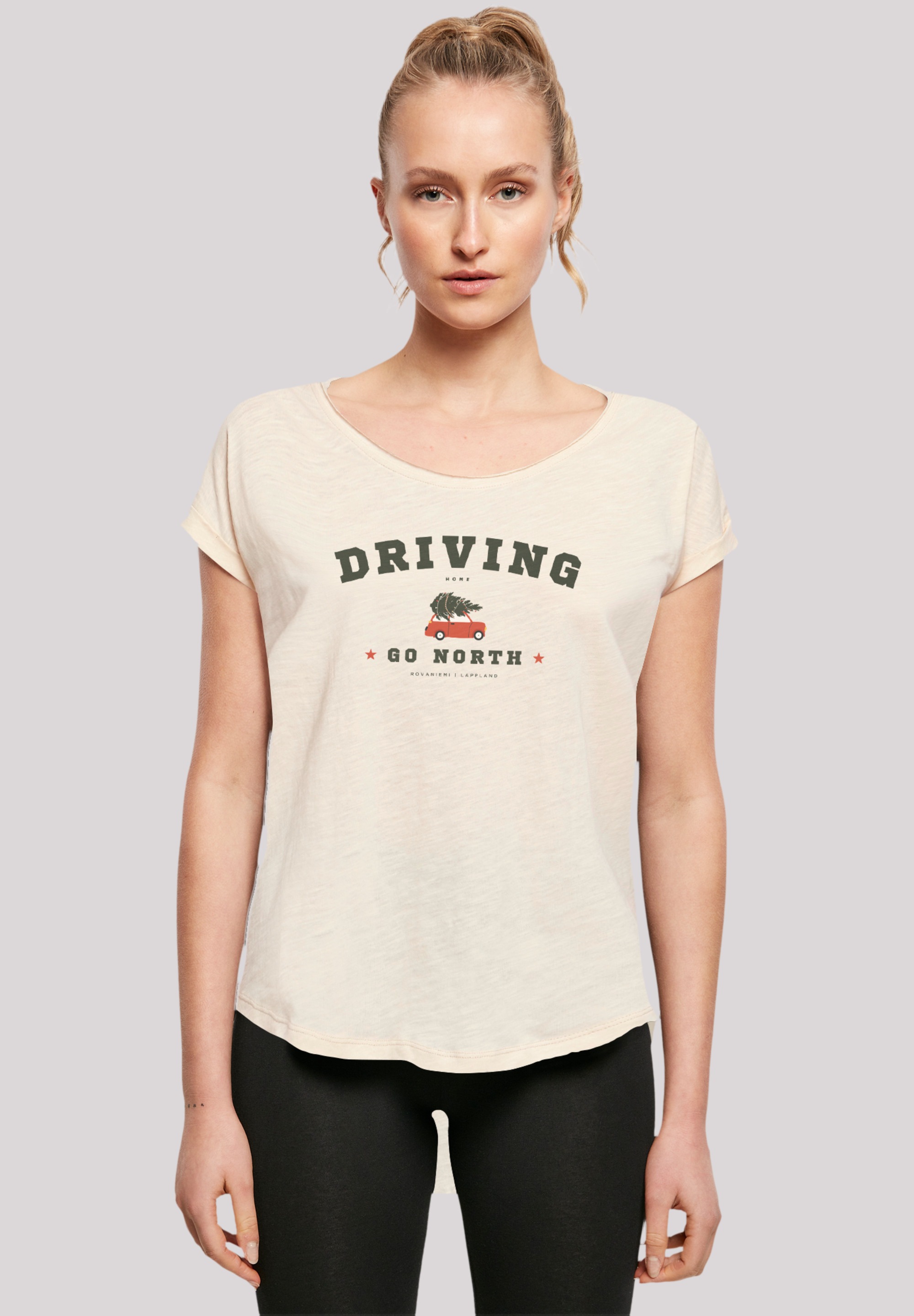 T-Shirt »Driving Home Weihnachten«, Weihnachten, Geschenk, Logo