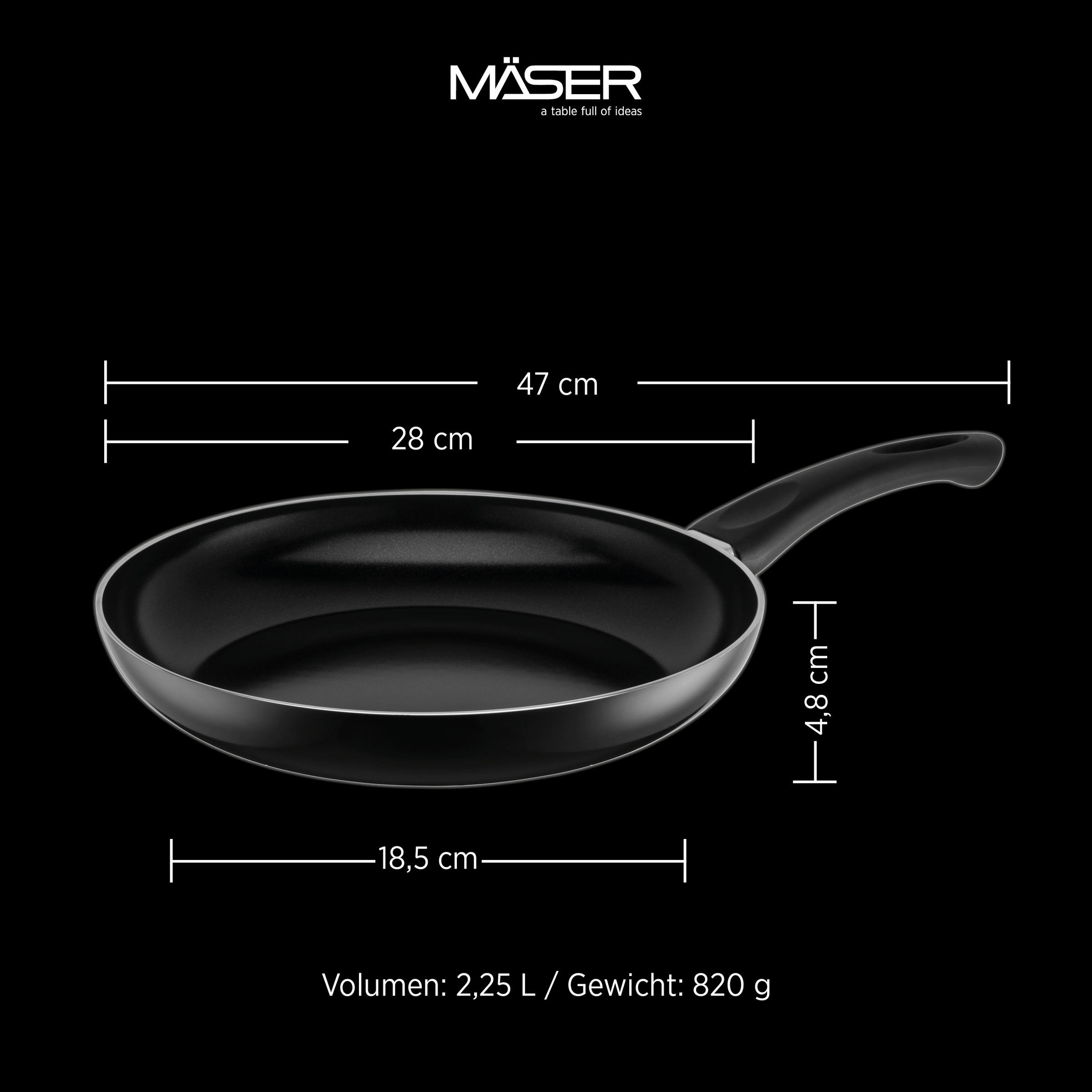 MÄSER Pfannen-Set »Ezaki« Aluminium Set, 7 tlg.