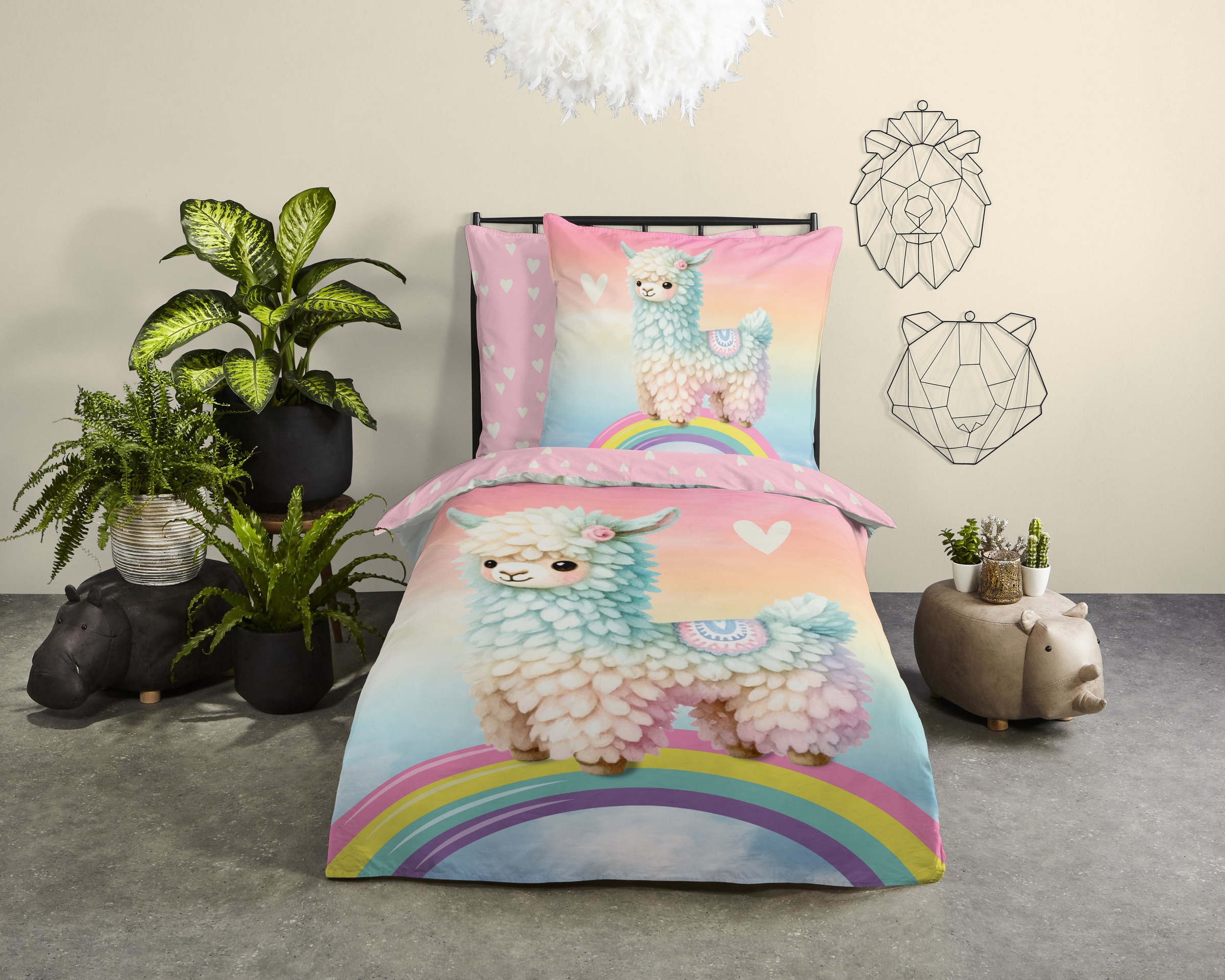 good morning Kinderbettwäsche "Chico" Baumwolle, Renforcé, 2 Teilig, Wendeo günstig online kaufen