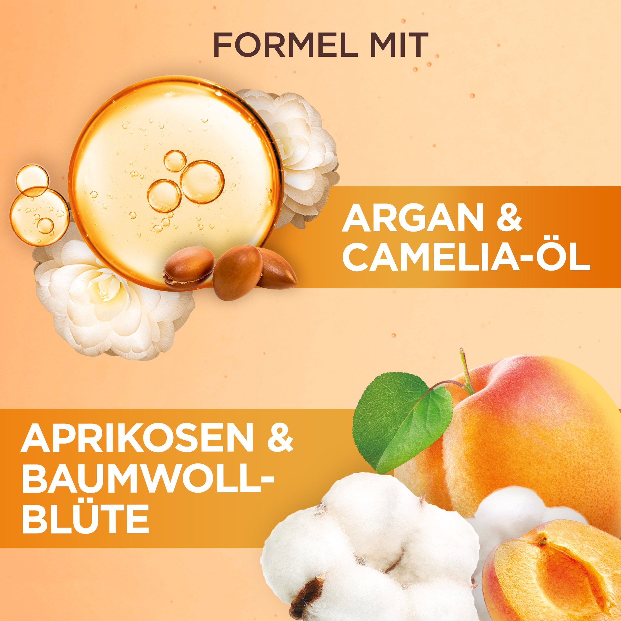 GARNIER Haaröl »GARNIER WAHRE SCHÄTZE ARGAN & CAMELIA ÖL« für trockenes Haar, mit Argan- und Kamelien-Öl, flüssige Textur