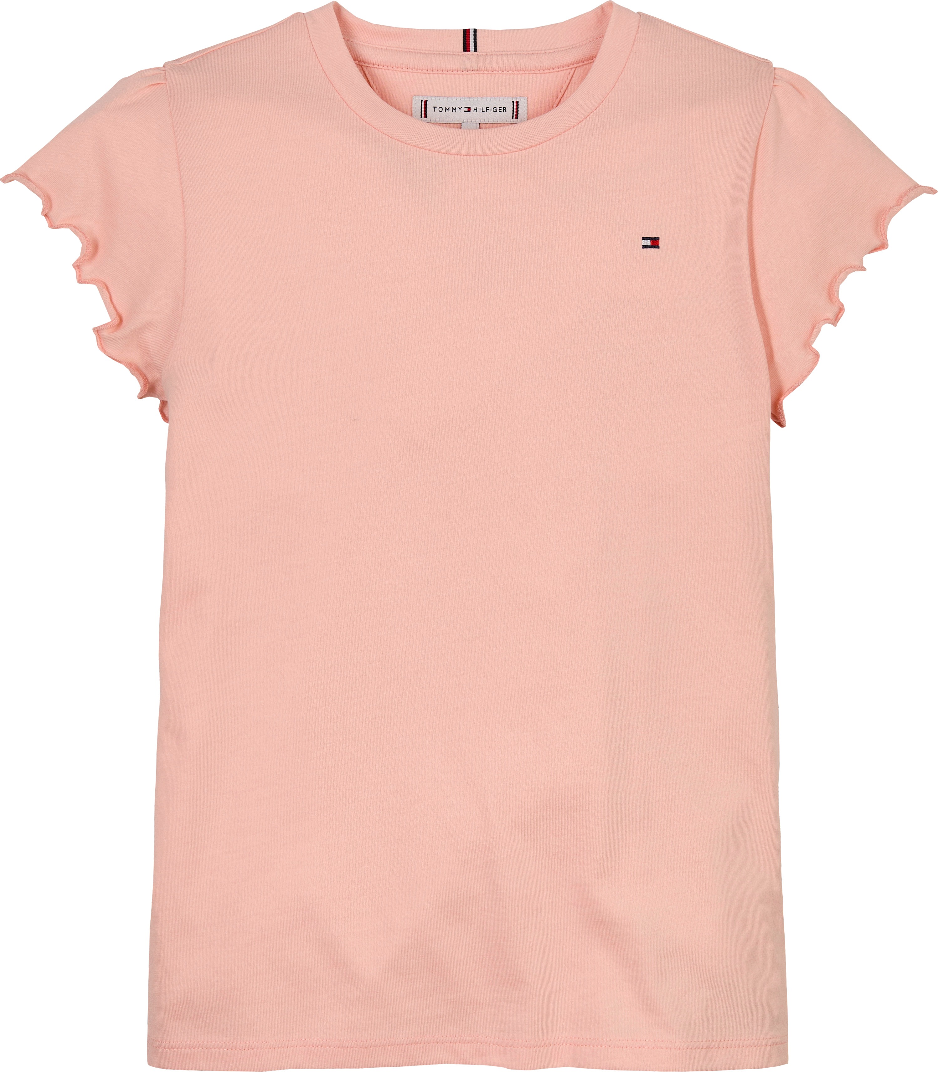 Thumbnail - Tommy Hilfiger T-Shirt "ESSENTIAL RUFFLE SLEEVE TOP S/S" mit gewelltem Ärmelabschluss