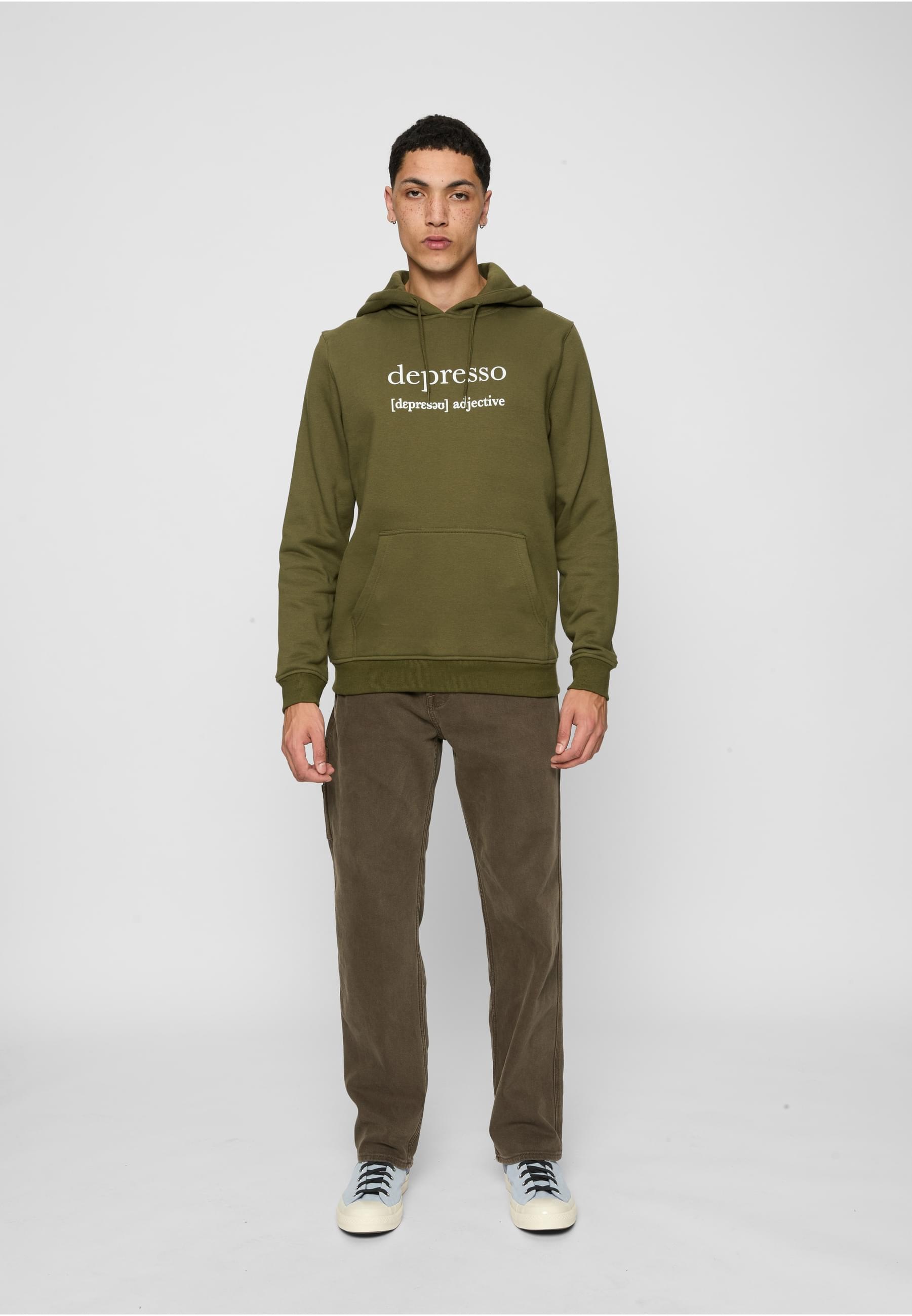 MisterTee Sweatshirt »MisterTee Herren Depresso Hoody«, (1 tlg.)