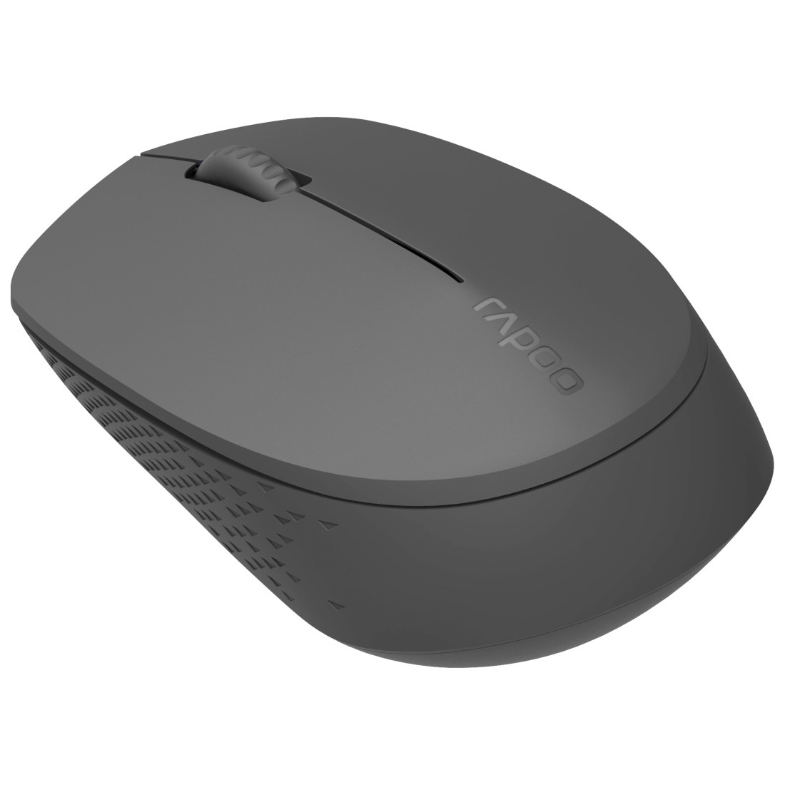 Rapoo ergonomische Maus »M100 Silent kabellose Maus, Bluetooth, 2.4 GHz, 1300 DPI« Funk