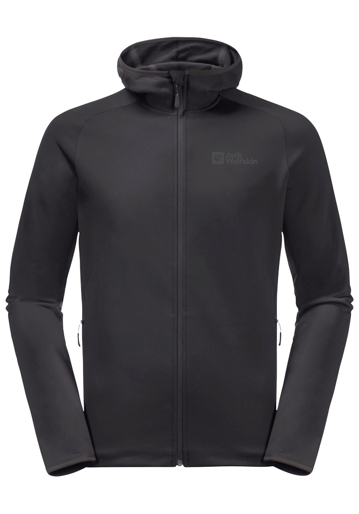 Jack Wolfskin Fleecejacke »BAISELBERG HOODED FZ M«, mit Kapuze