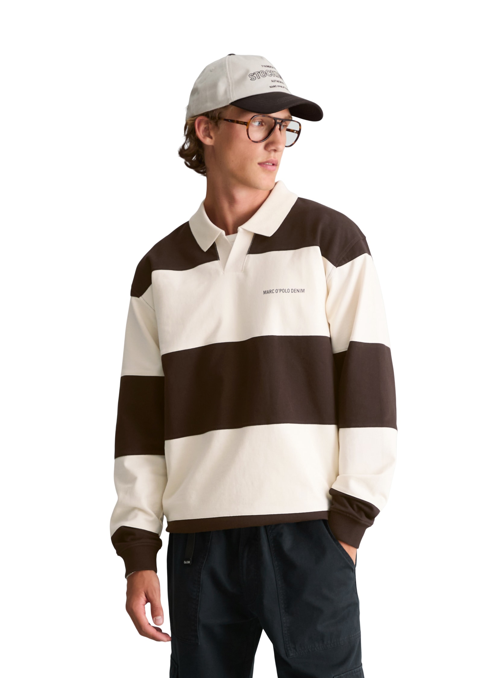 Marc OPolo DENIM Sweatshirt, aus weicher Bio-Baumwolle