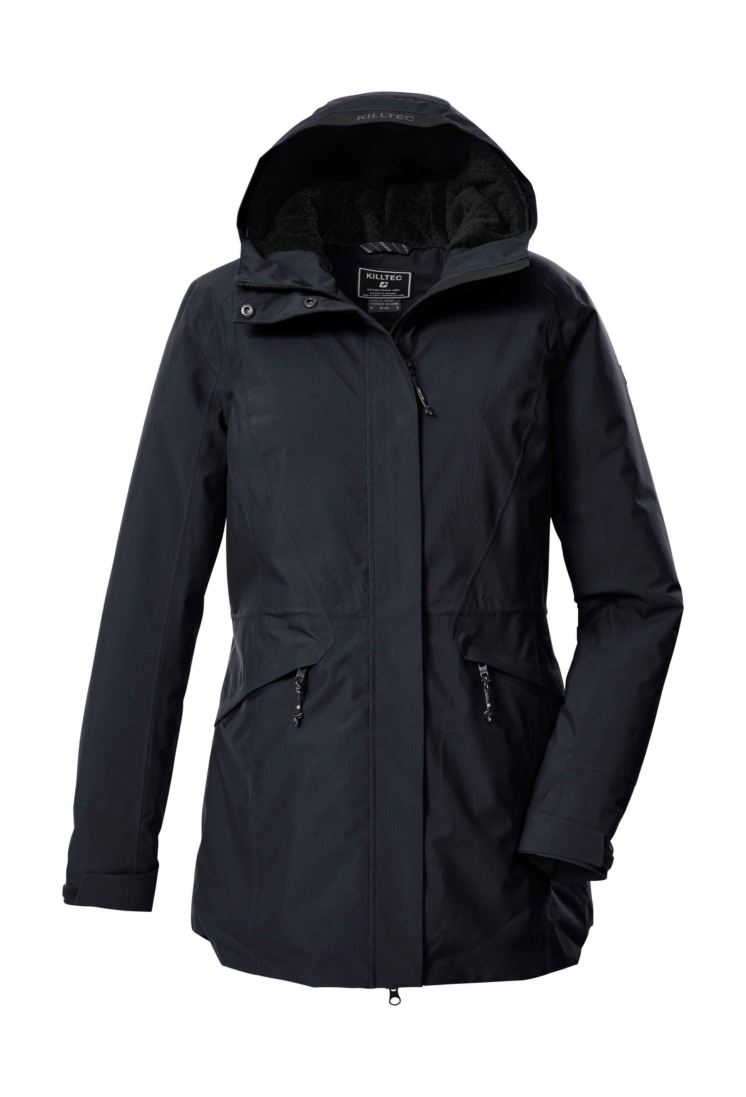 Killtec Parka "KOW 19 WMN PRK" Wasserdichter, atmungsaktiver Damenparka mit verstellbarer Kapuze