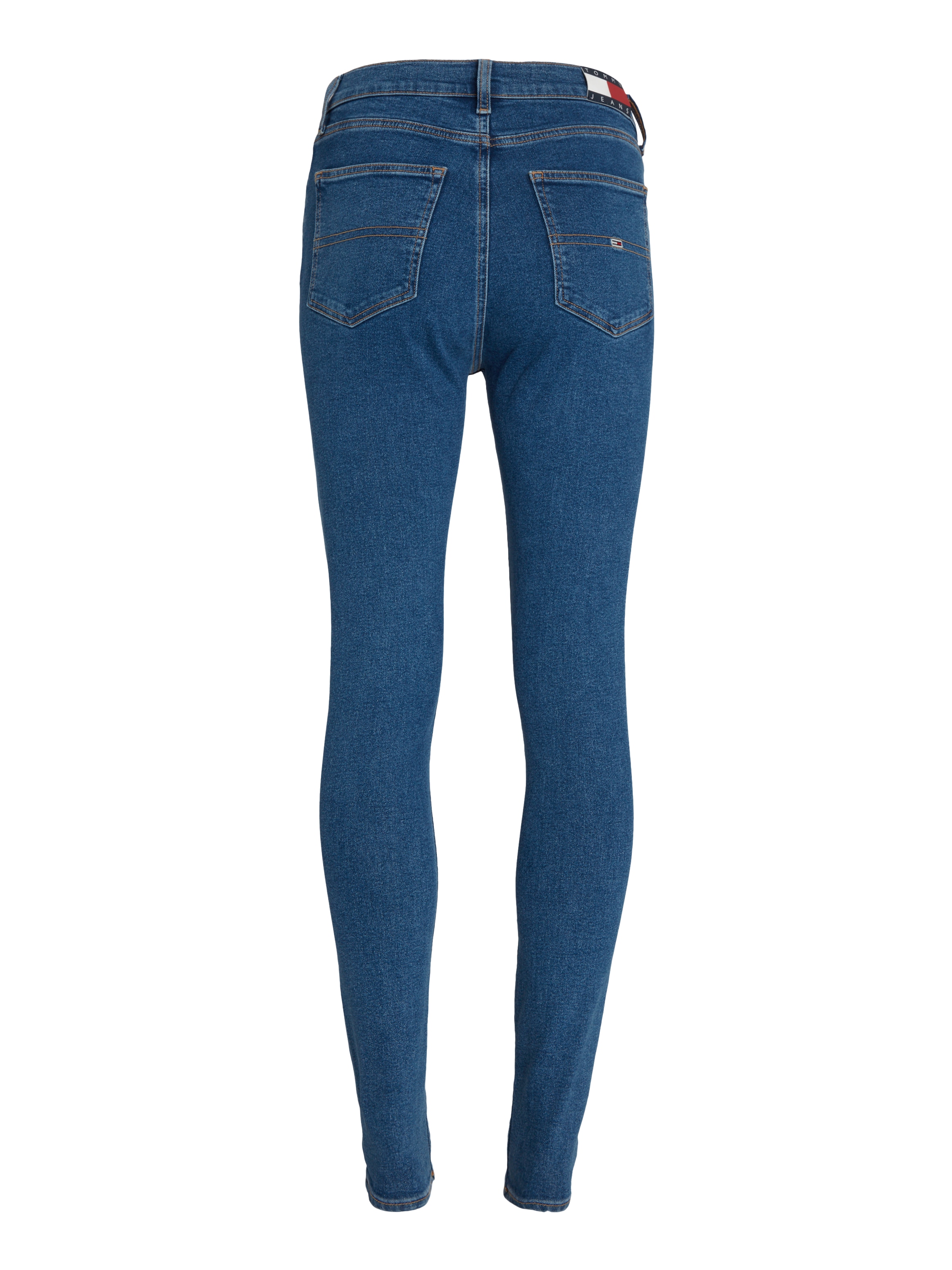 Ledermarkenlabel bestellen Jeans Jeans mit Tommy BAUR Bequeme | für »Sylvia«,