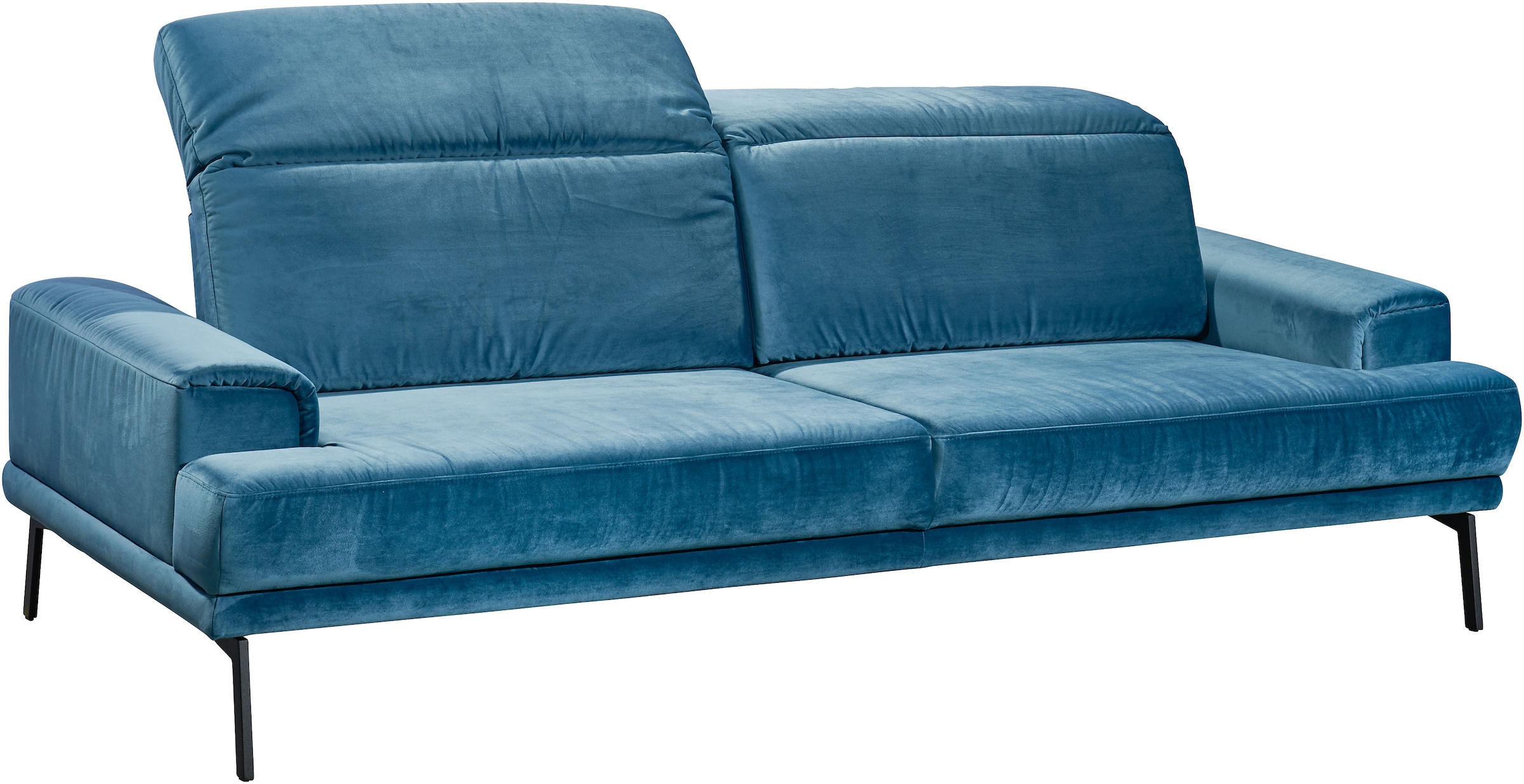 Musterring 3-Sitzer »MR 4580«, inkl. Kopf- und Sitztiefenverstellung, Fuß schwarz, B228 x T103 cm