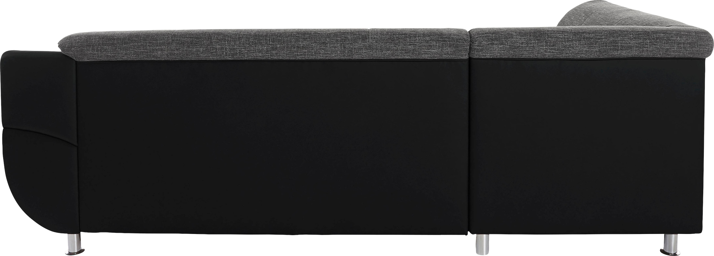 TRENDMANUFAKTUR Ecksofa »Rondo 3, zeitlos und bequem, Materialmix, breite Armlehnen, L-Form«, wahlweise mit Federkern für mehr Komfort, wahlweise mit Bettfunktion