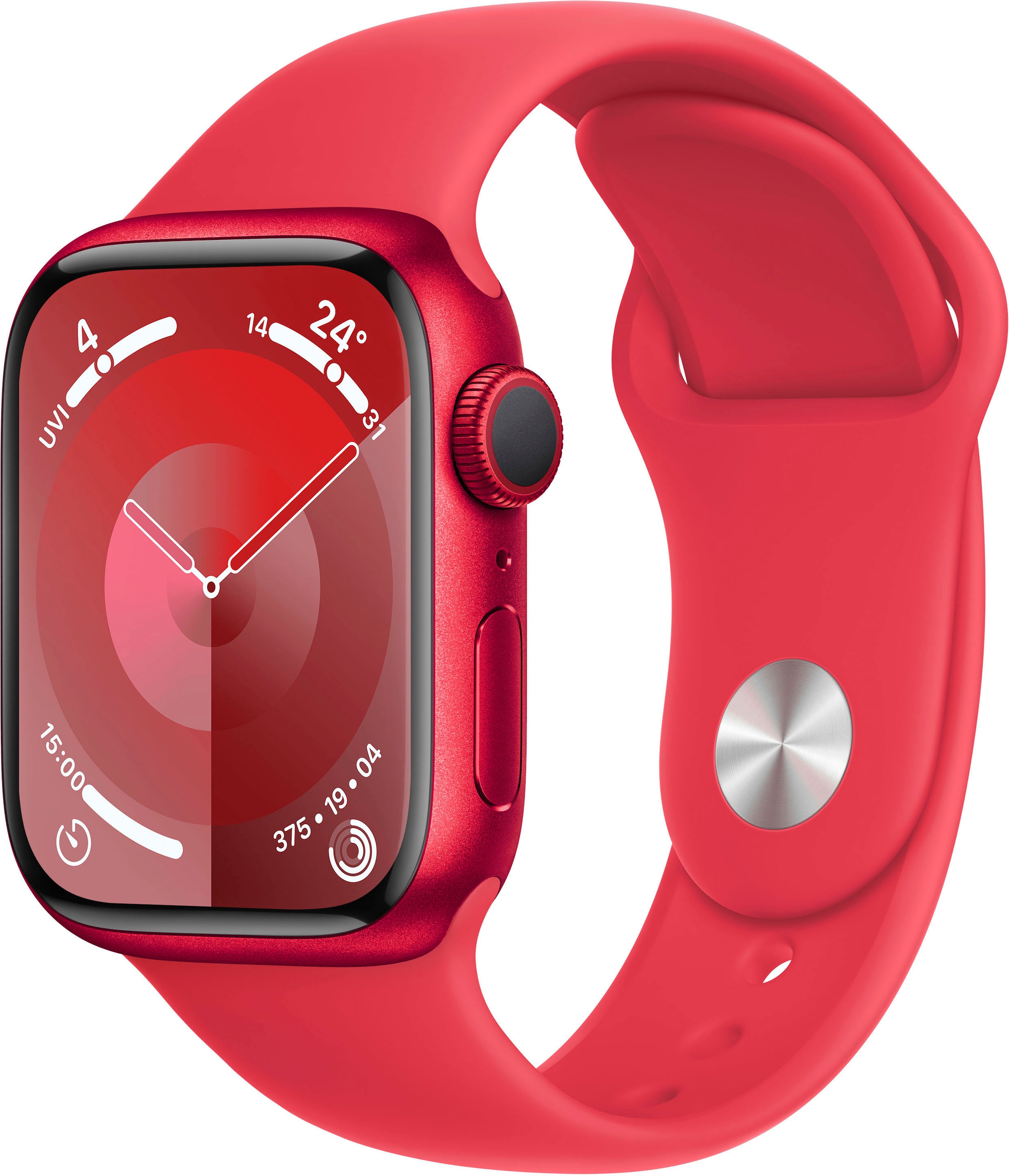 Apple Smartwatch »Watch Series 9 GPS Aluminium 41mm M/L«, (Watch OS 10 Sport Band)